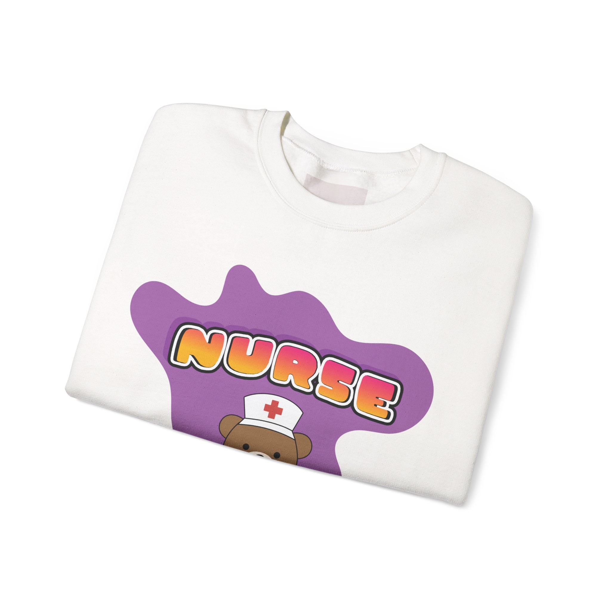 Nurse Mum Bear Crewneck Sweatshirt — Nurse Appreciation Gift