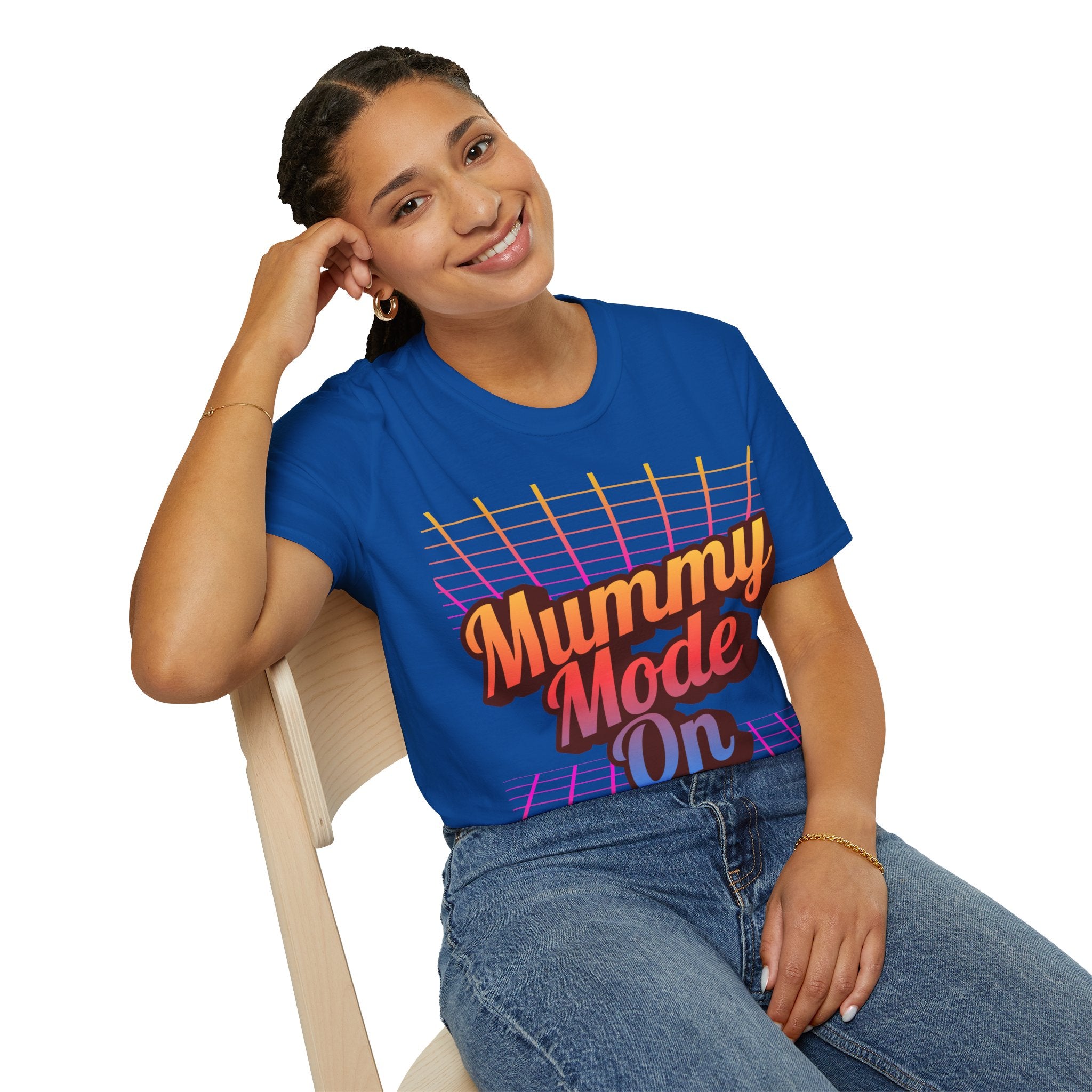 Mummy Mode On 90s Retro Mother's Day T-Shirt