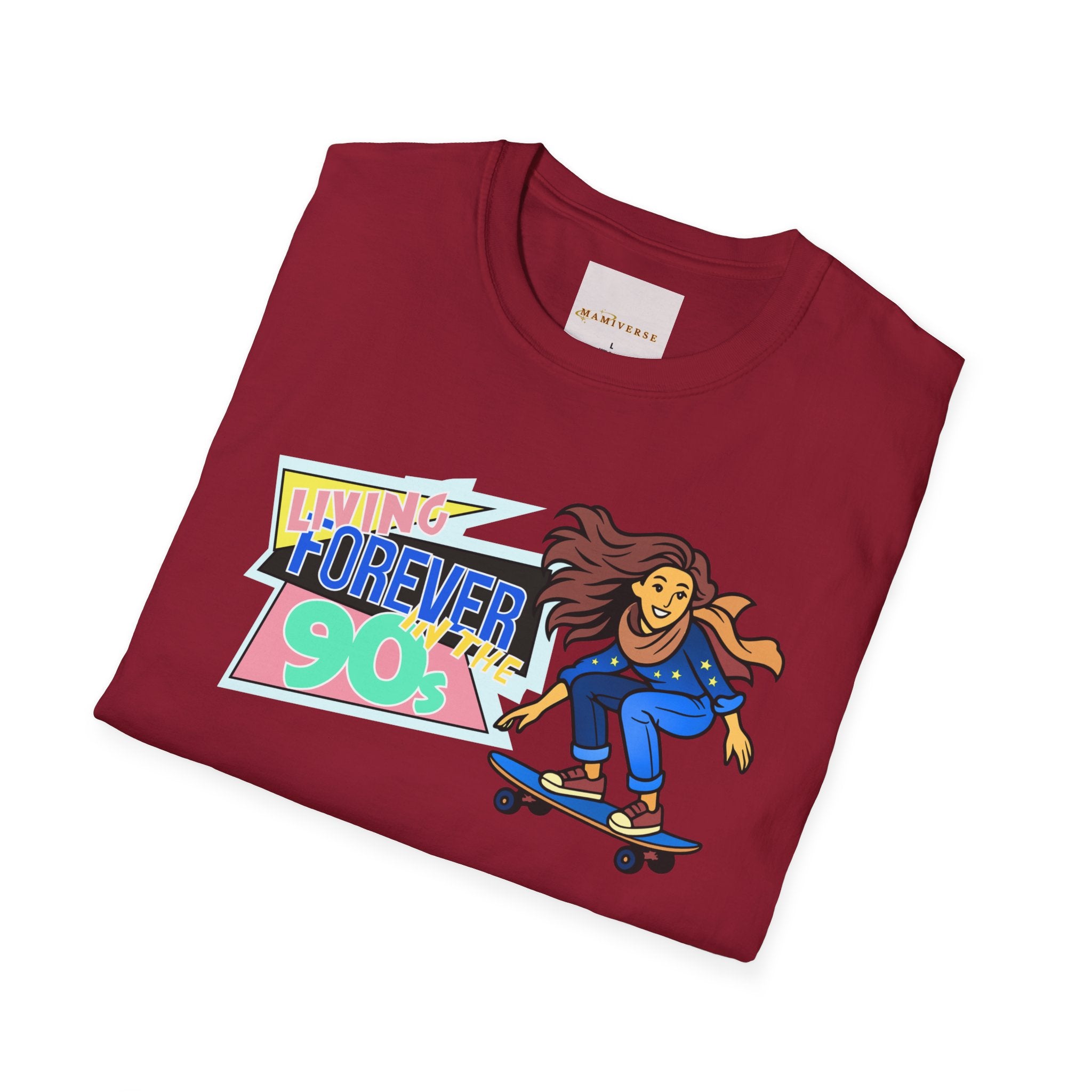 Forever 90s Skateboarder Mother's Day T-Shirt