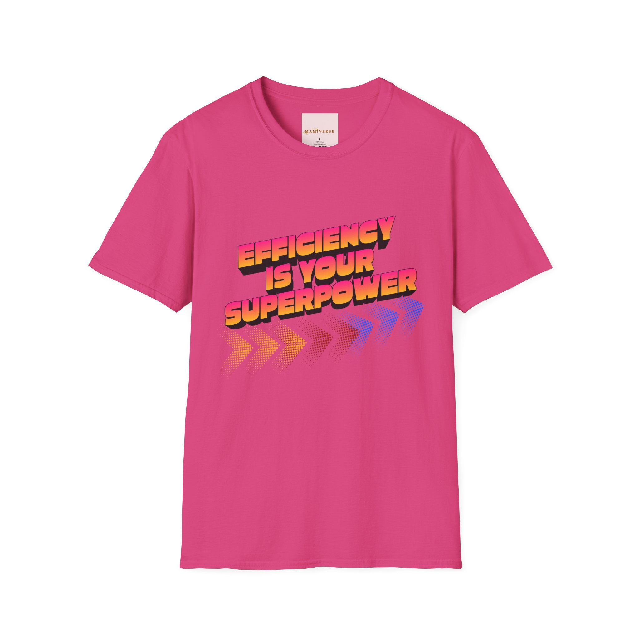 Efficiency Is Your Superpower Retro Motivational Appreciation Gift T-Shirt