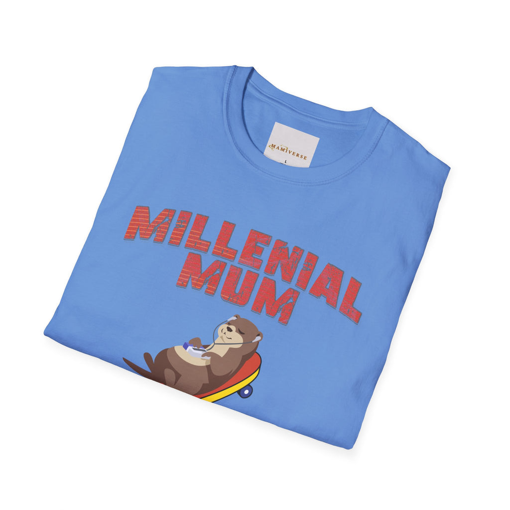 Millennial Mum 90s Music & Skateboard Animal Print T-Shirt — Nostalgic Mum Tee