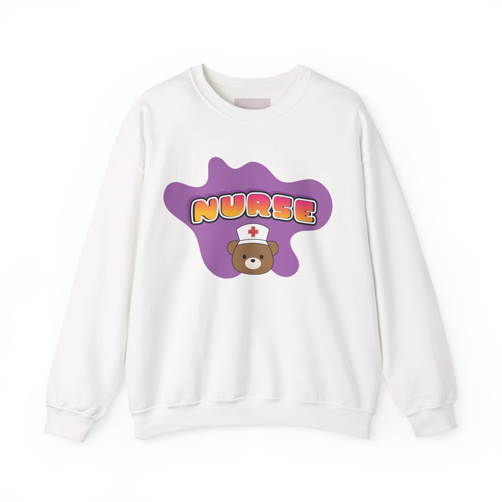 Nurse Mum Bear Crewneck Sweatshirt — Nurse Appreciation Gift