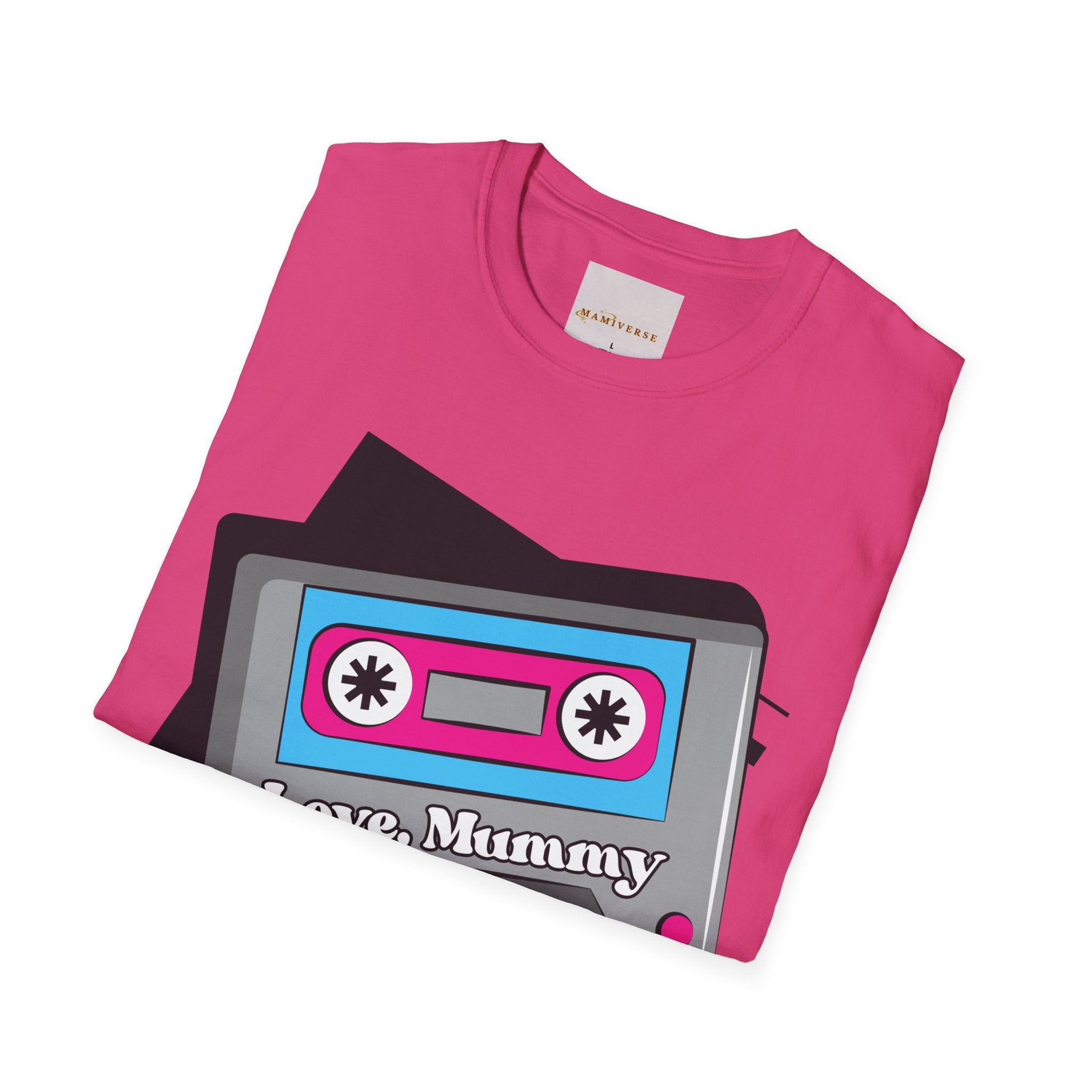 Love Mummy 90s Cassette Mother's Day T-Shirt