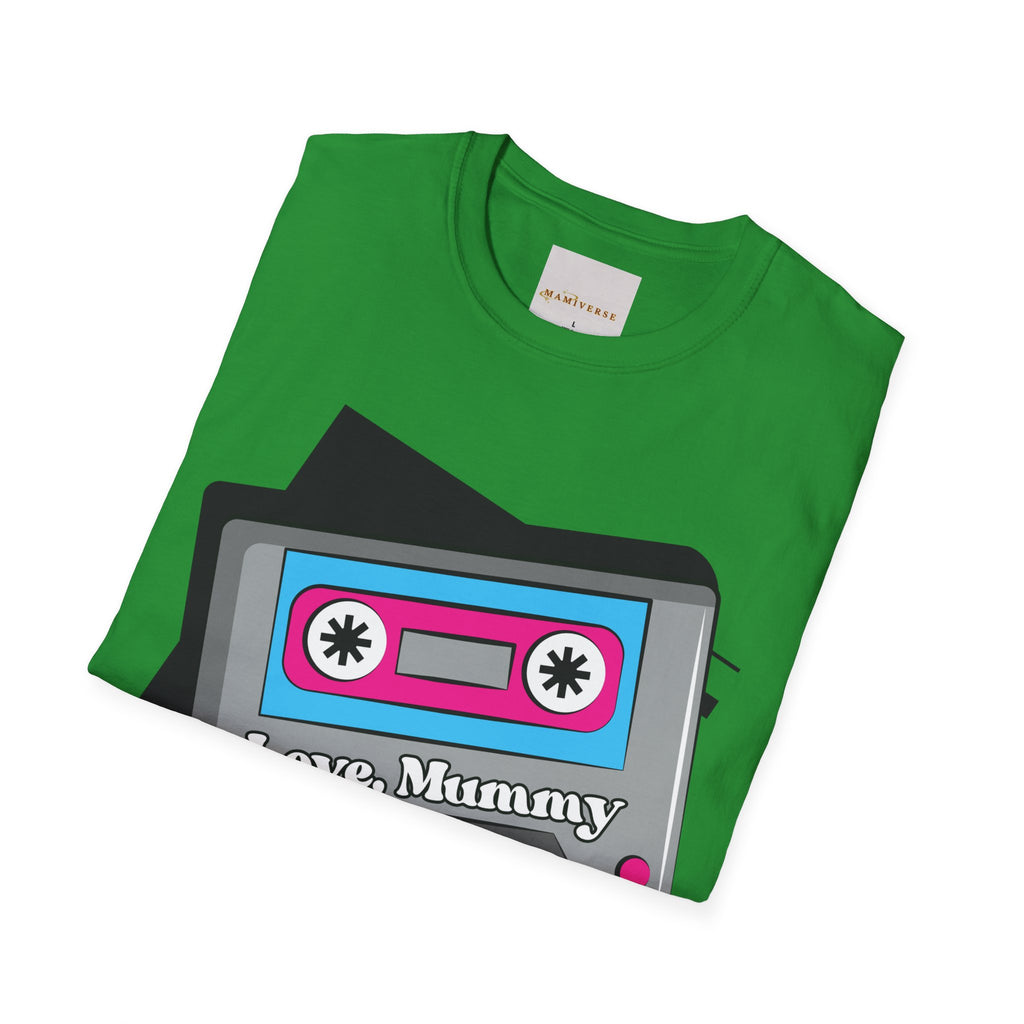 Love Mummy 90s Cassette Mother's Day T-Shirt