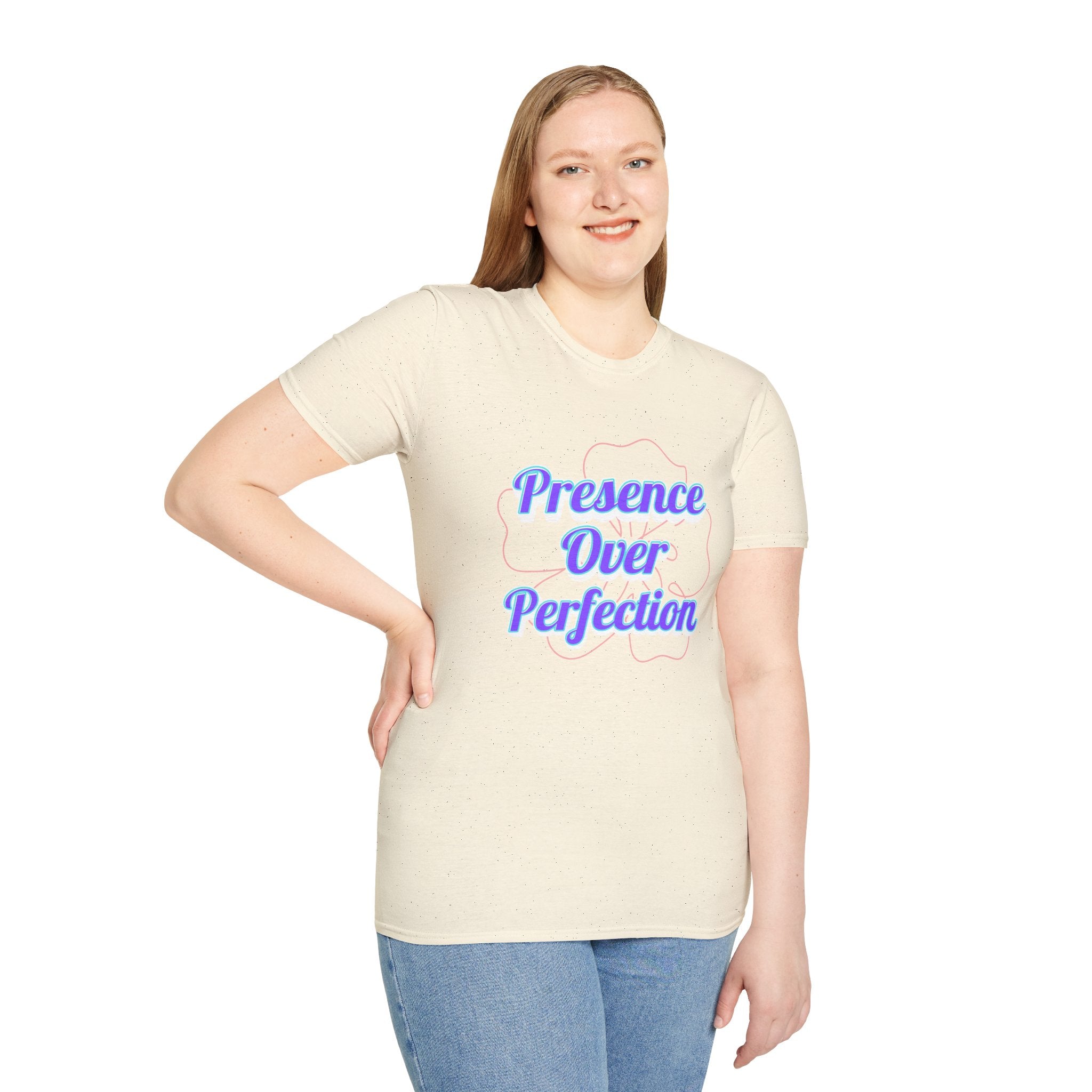 Presence Over Perfection Mother's Day T-Shirt — Motivational Appreciation Gift