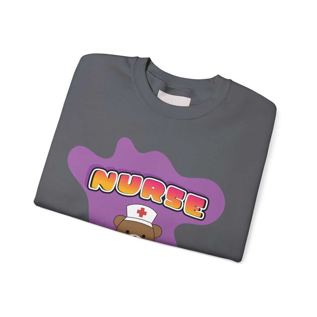 Nurse Mum Bear Crewneck Sweatshirt — Nurse Appreciation Gift