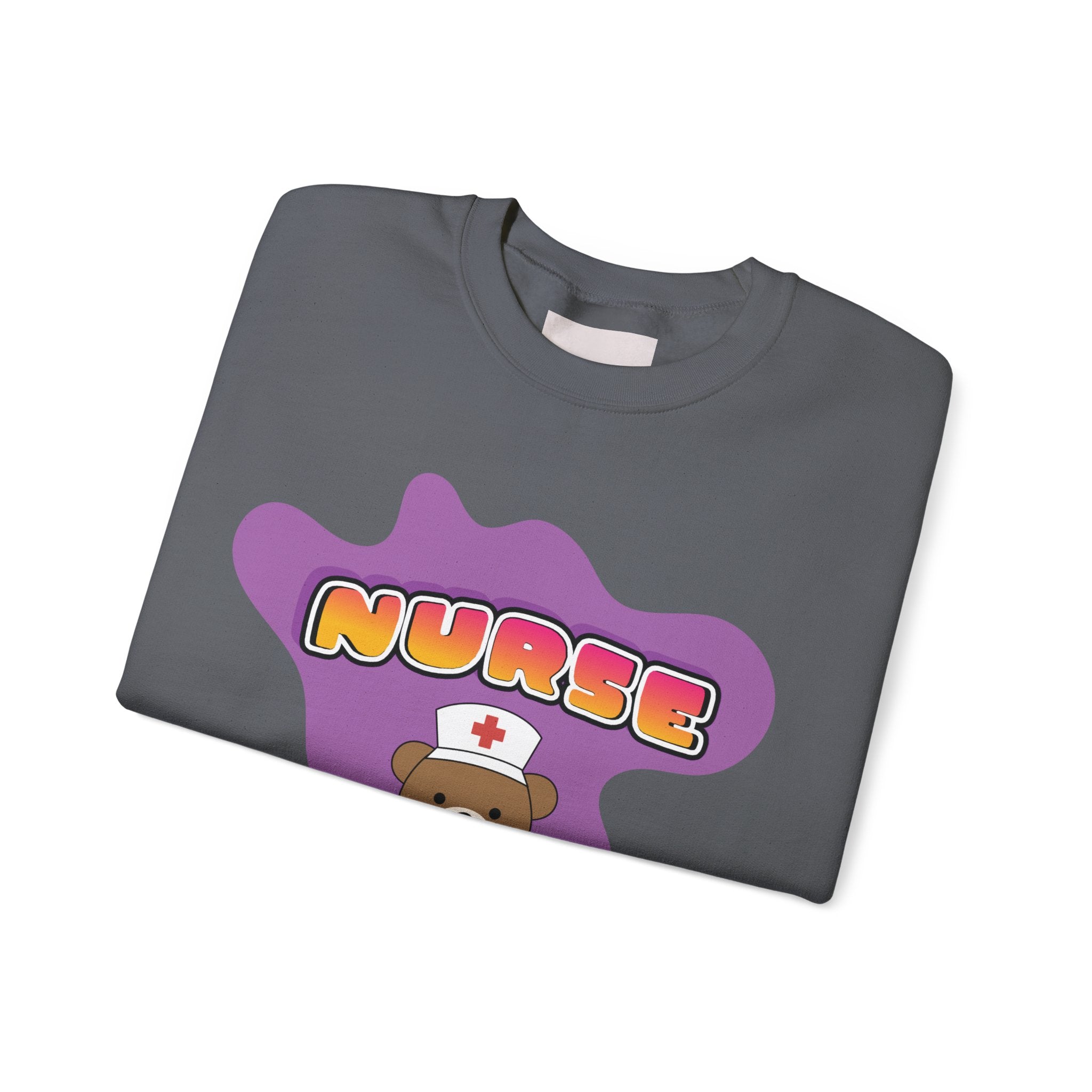 Nurse Mum Bear Crewneck Sweatshirt — Nurse Appreciation Gift
