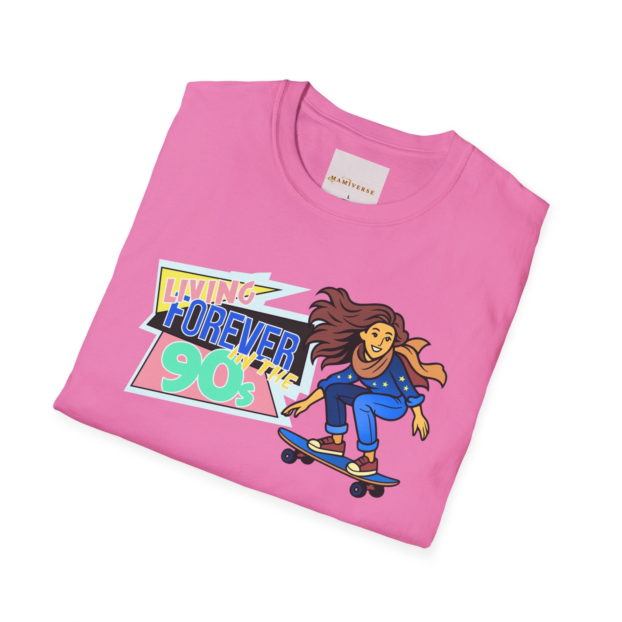 Forever 90s Skateboarder Mother's Day T-Shirt