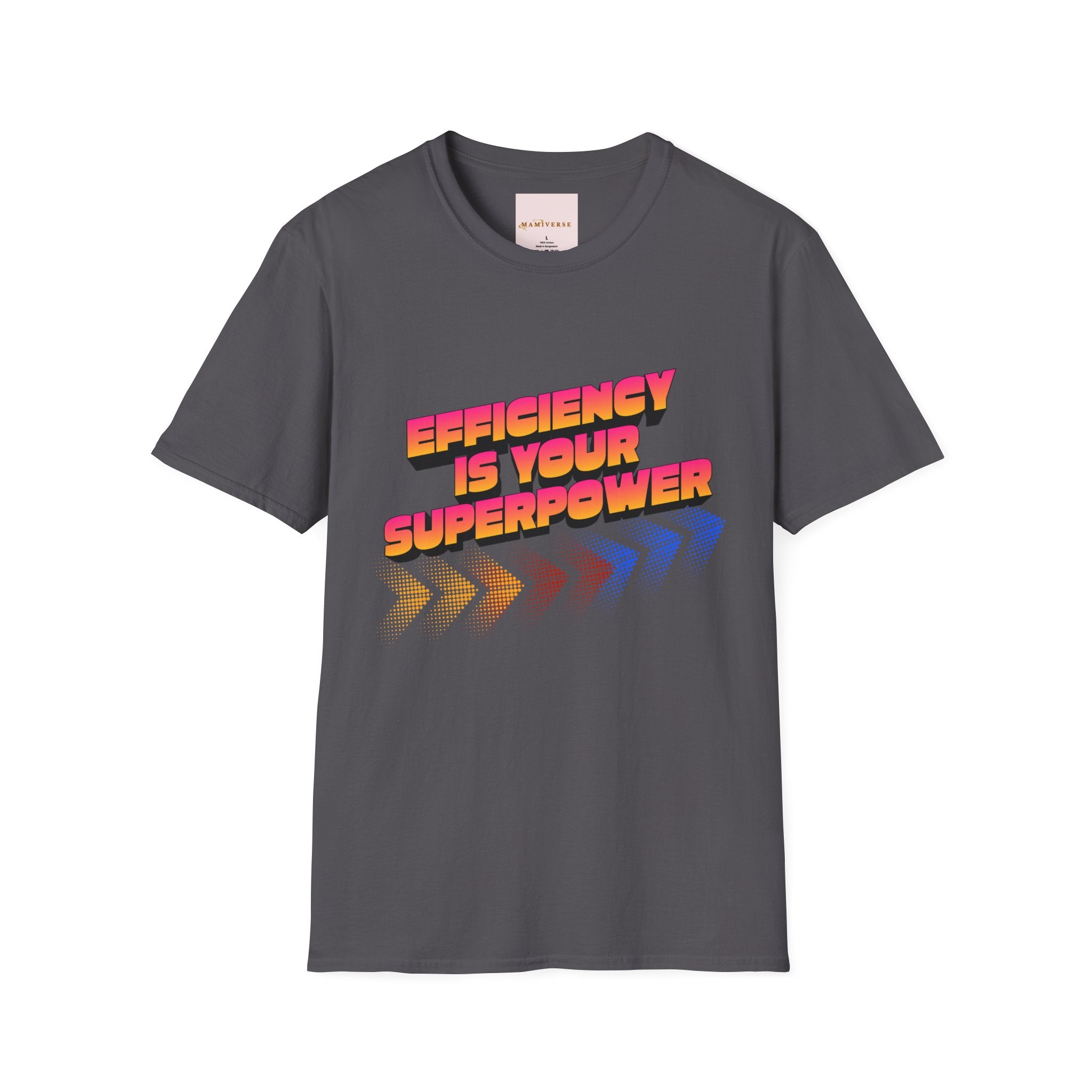 Efficiency Is Your Superpower Retro Motivational Appreciation Gift T-Shirt