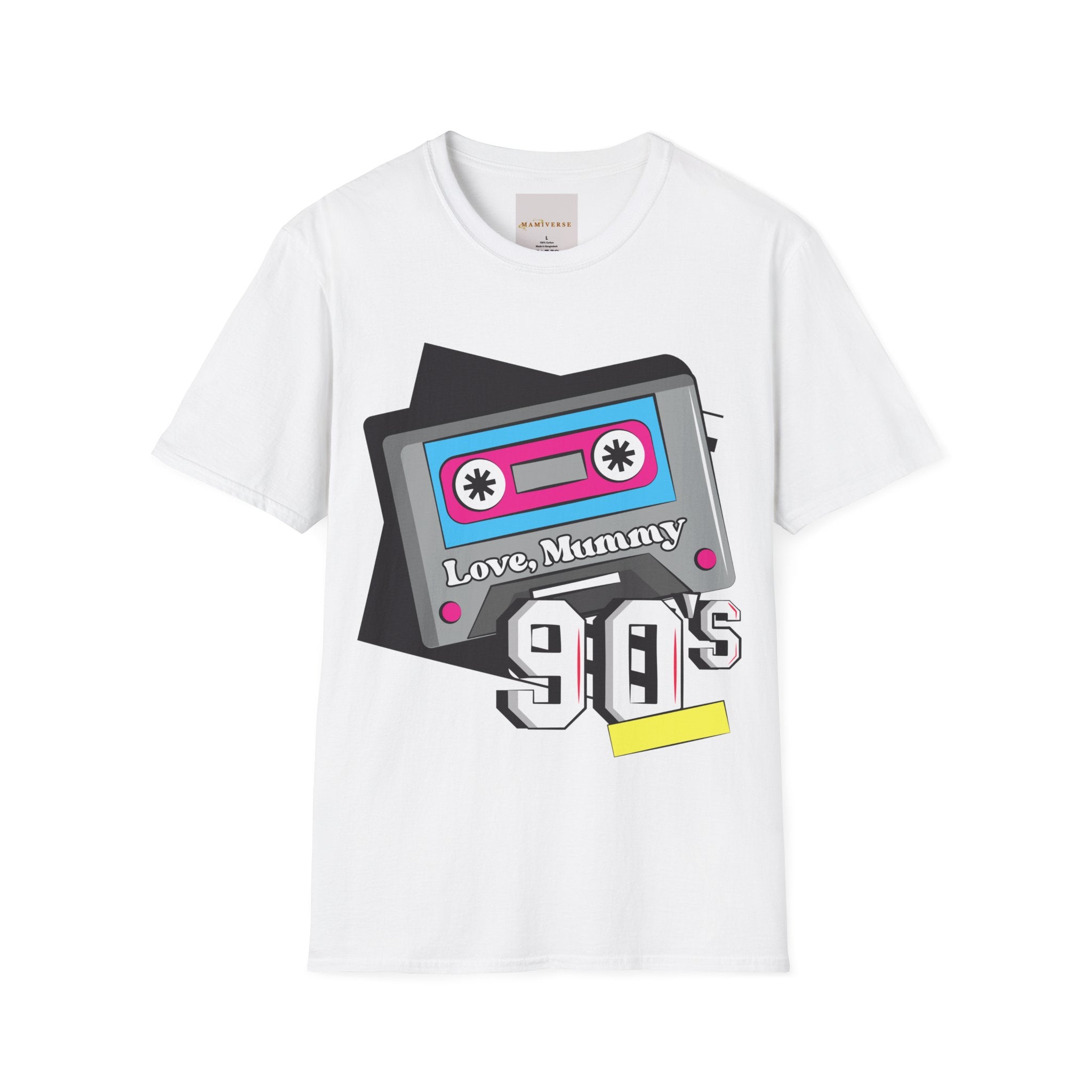 Love Mummy 90s Cassette Mother's Day T-Shirt