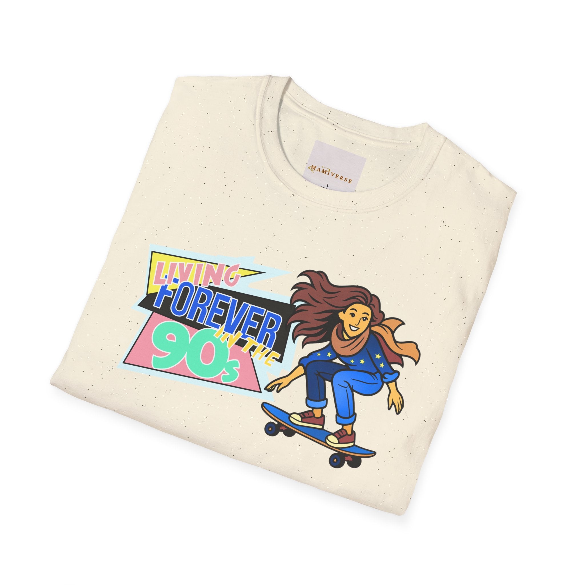 Forever 90s Skateboarder Mother's Day T-Shirt