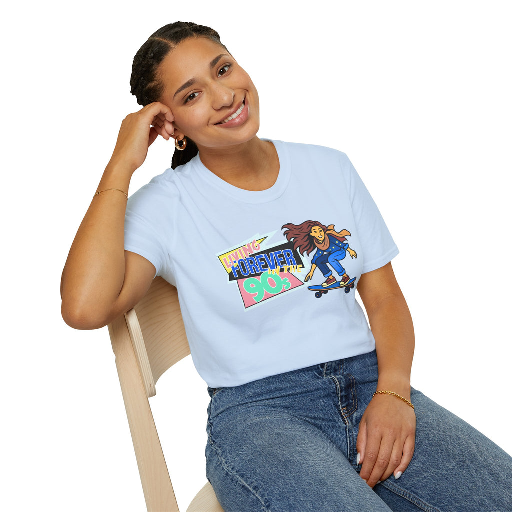 Forever 90s Skateboarder Mother's Day T-Shirt