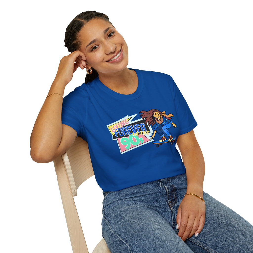 Forever 90s Skateboarder Mother's Day T-Shirt