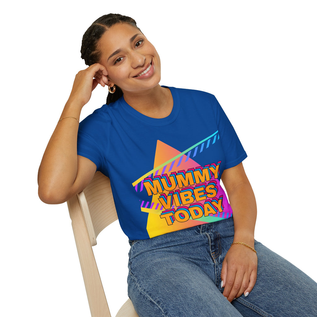 Mummy Vibes Today Retro Mother's Day T-Shirt