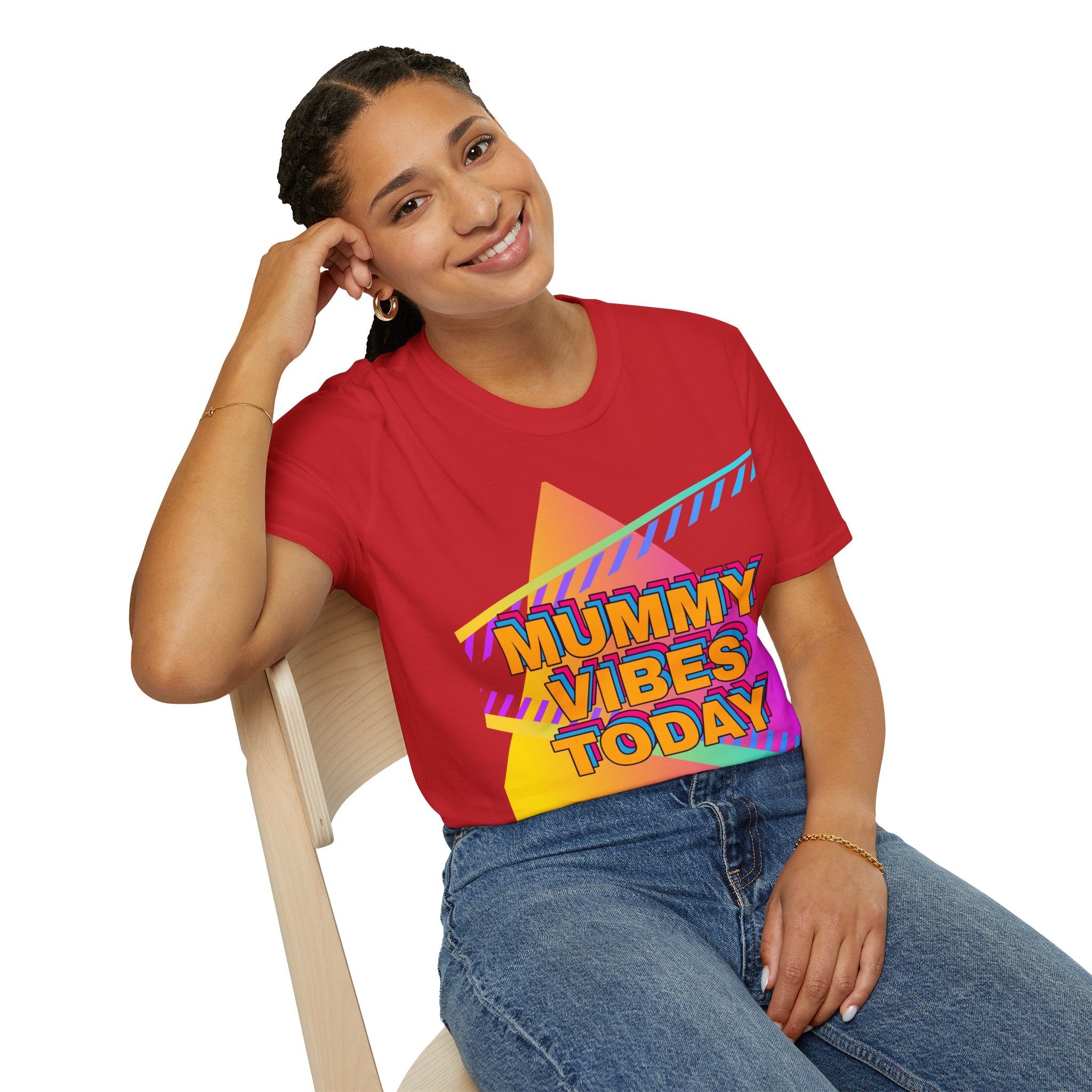 Mummy Vibes Today Retro Mother's Day T-Shirt