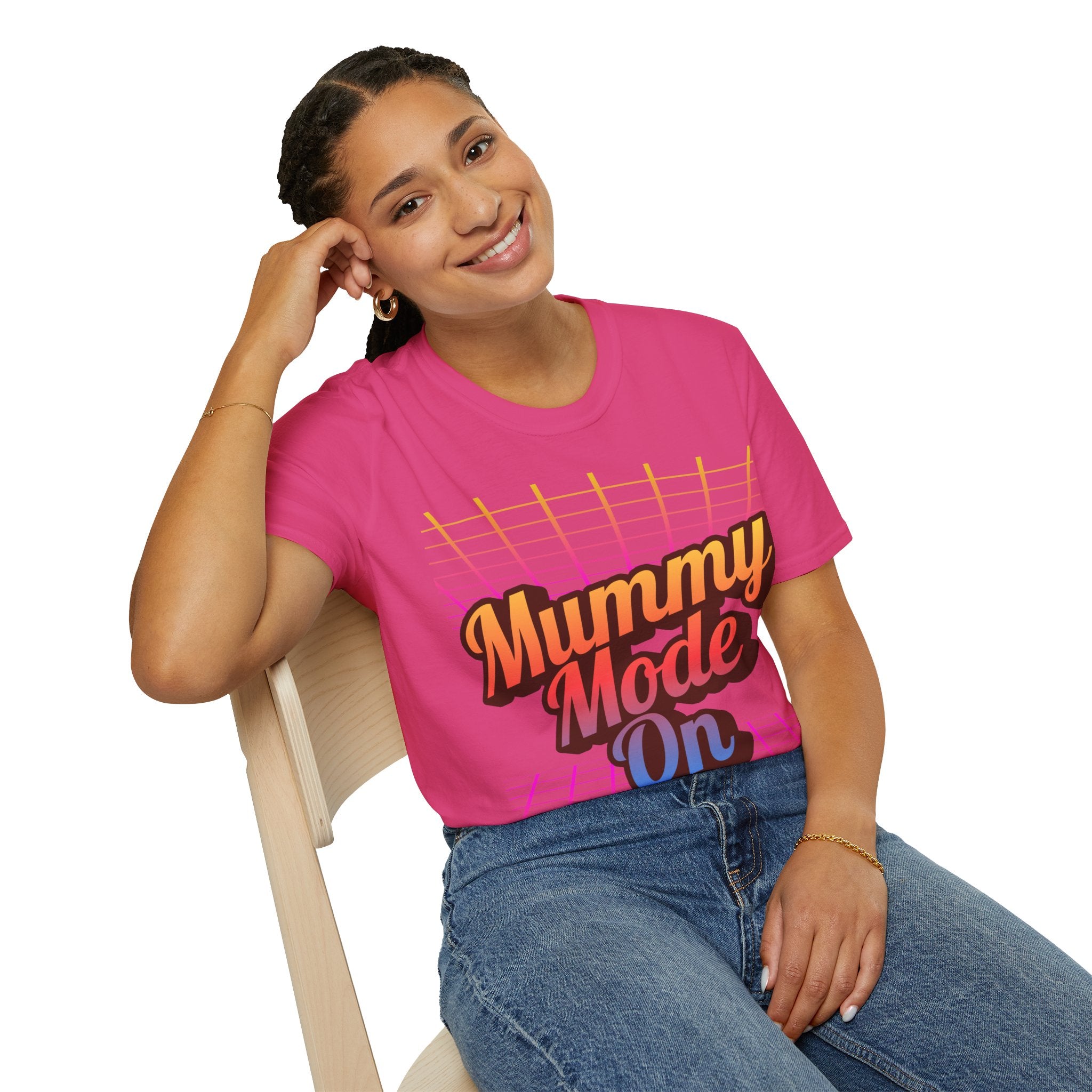 Mummy Mode On 90s Retro Mother's Day T-Shirt