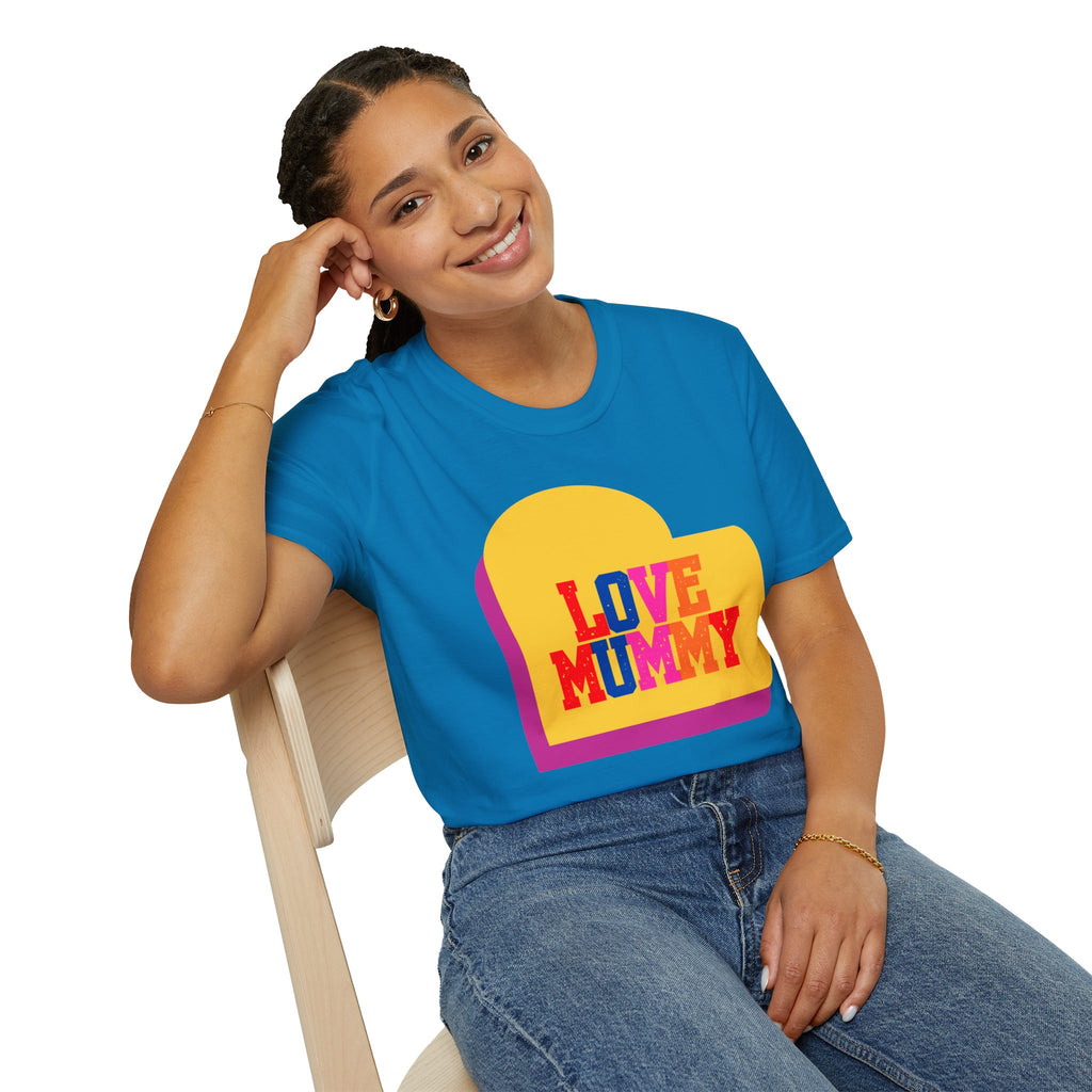 90s Love Mummy Retro Mothers T-Shirt — Nostalgic Mum Tee