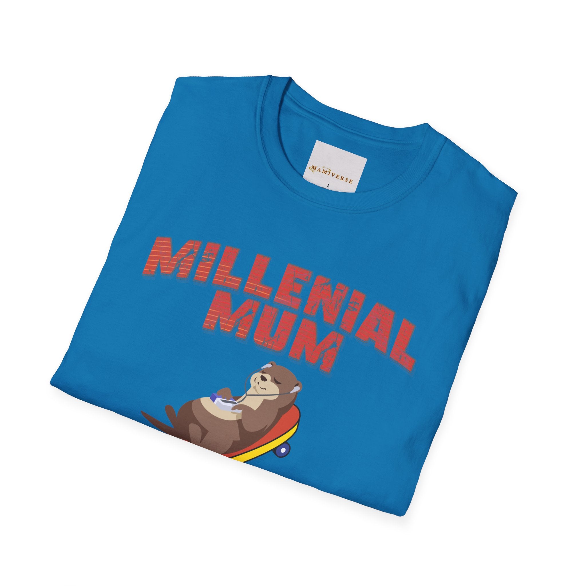 Millennial Mum 90s Music & Skateboard Animal Print T-Shirt — Nostalgic Mum Tee