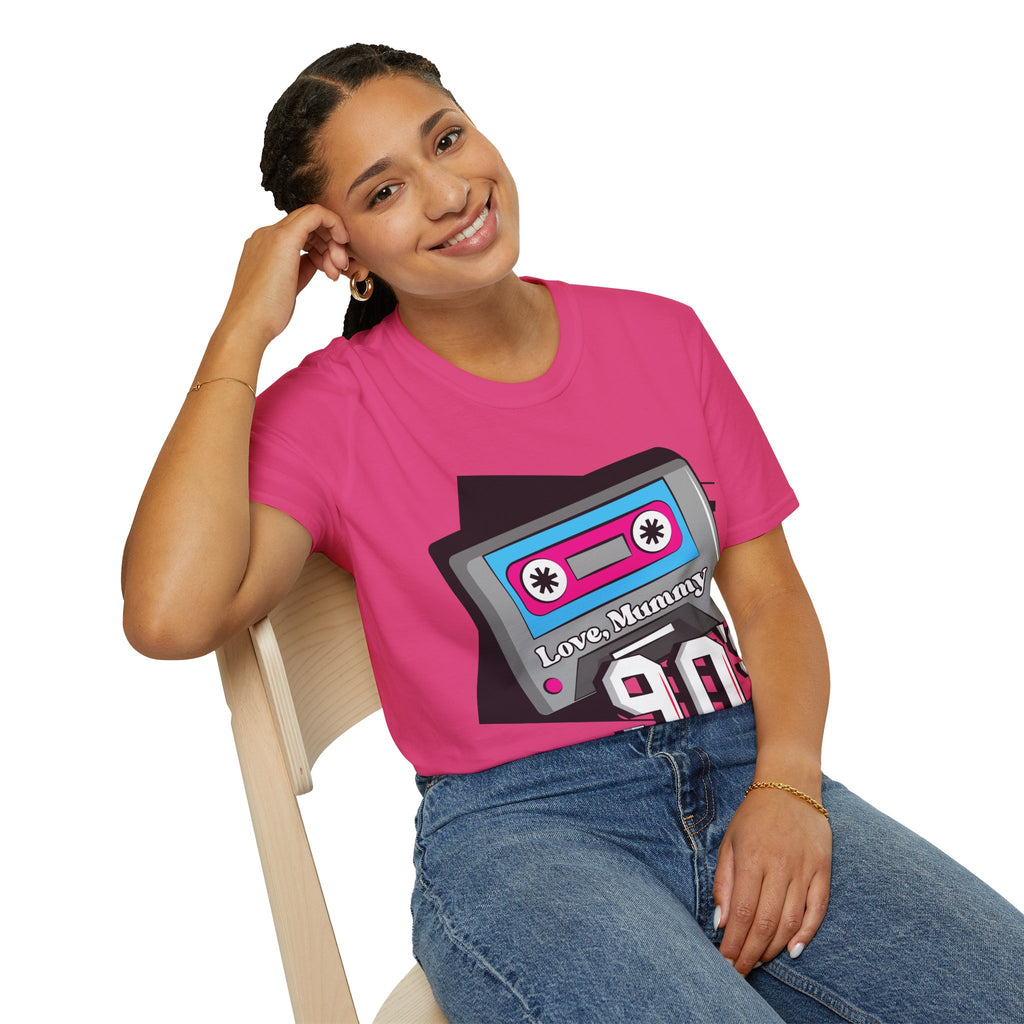 Love Mummy 90s Cassette Mother's Day T-Shirt