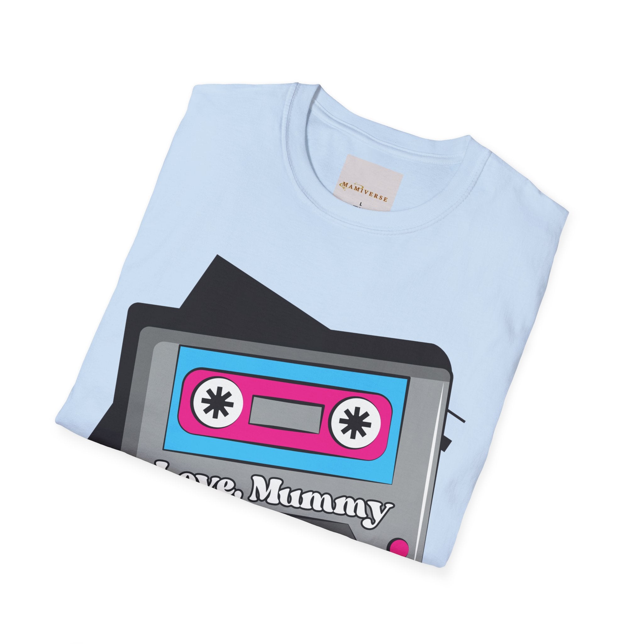 Love Mummy 90s Cassette Mother's Day T-Shirt