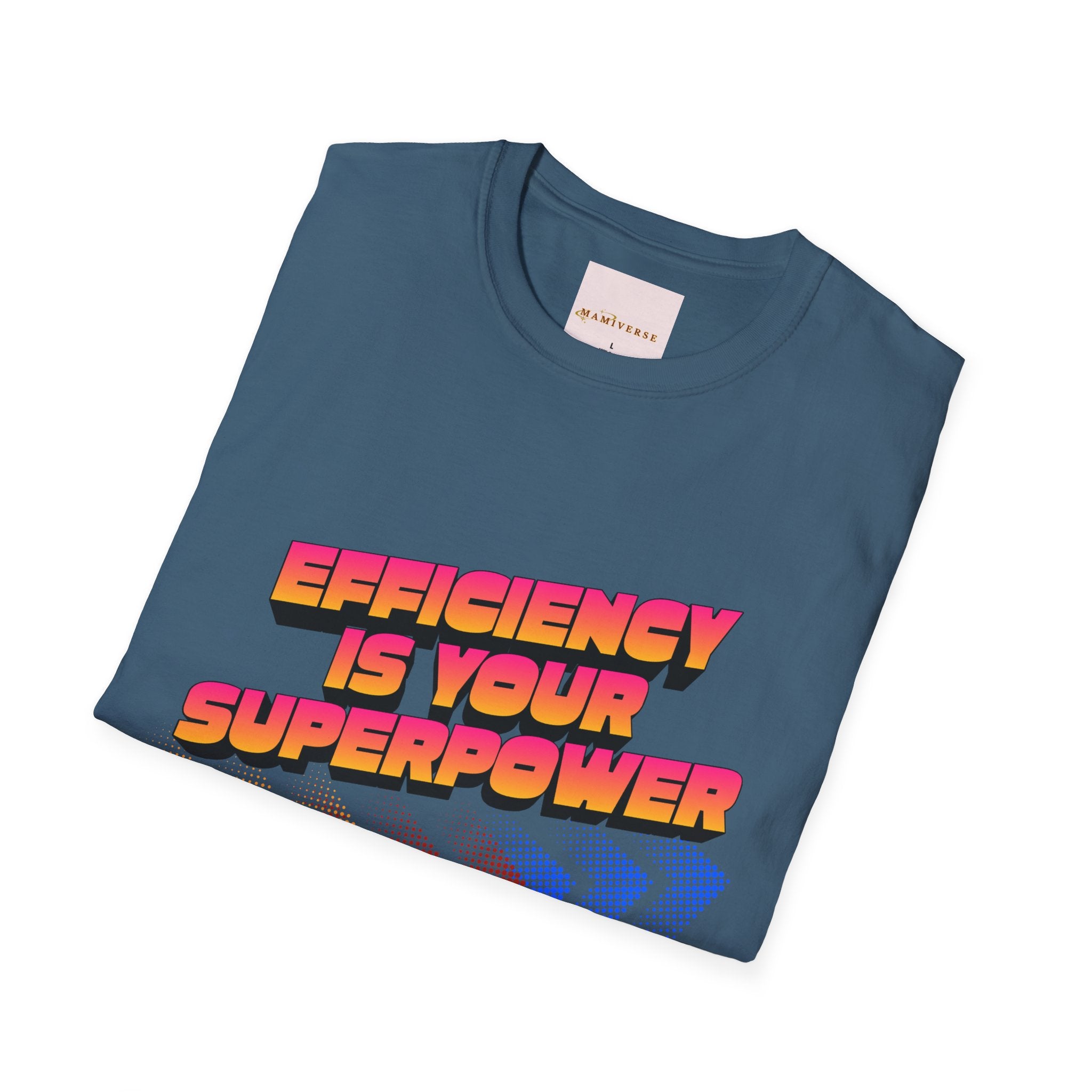Efficiency Is Your Superpower Retro Motivational Appreciation Gift T-Shirt