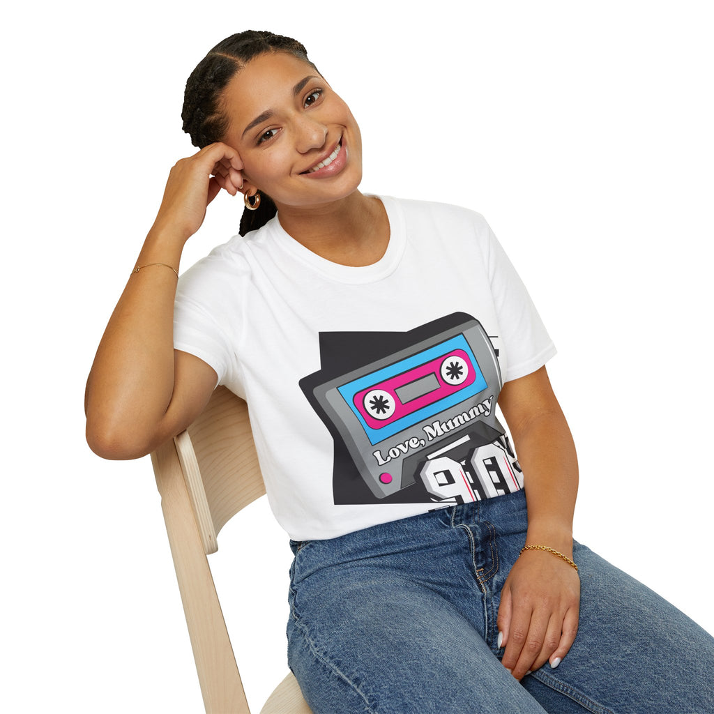 Love Mummy 90s Cassette Mother's Day T-Shirt