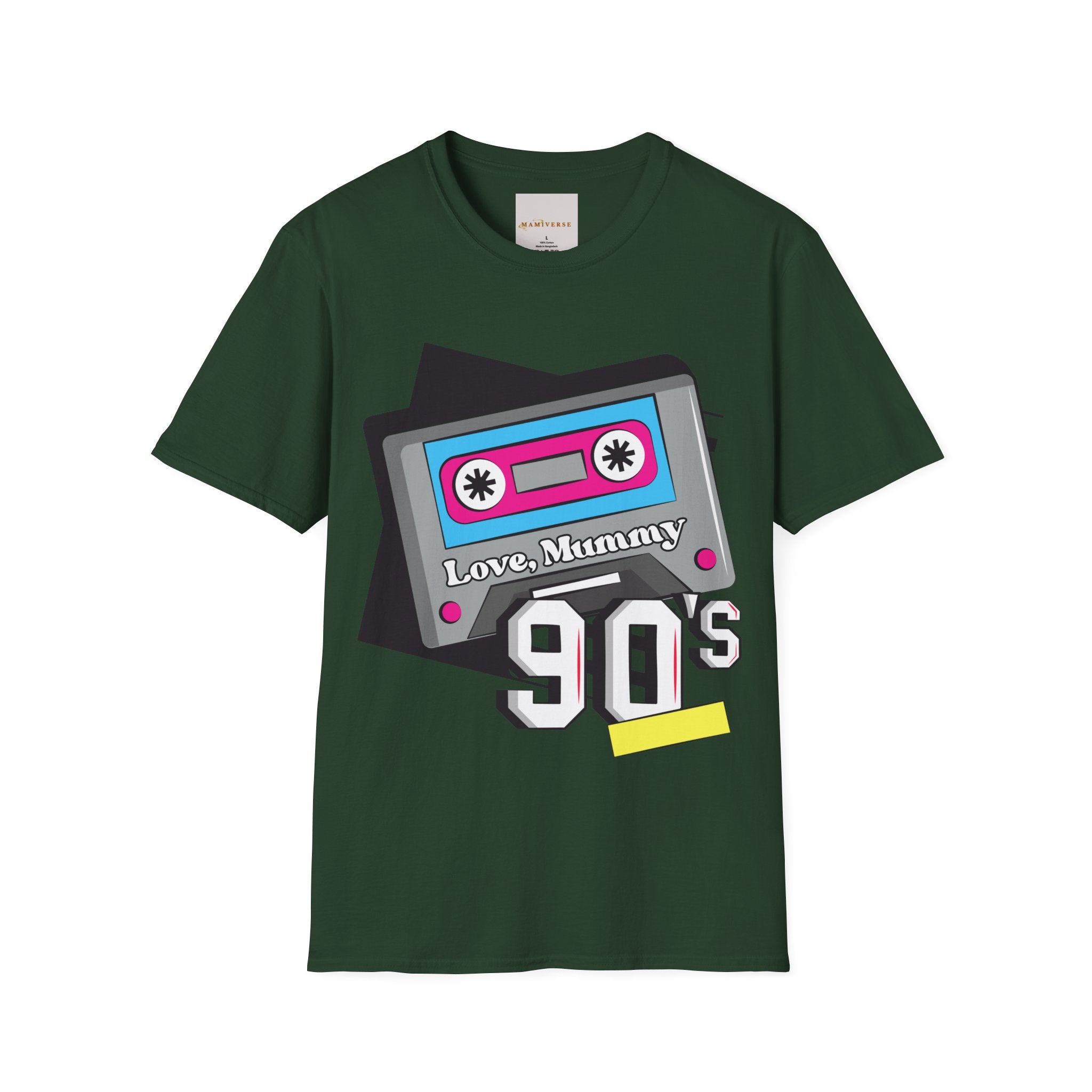 Love Mummy 90s Cassette Mother's Day T-Shirt