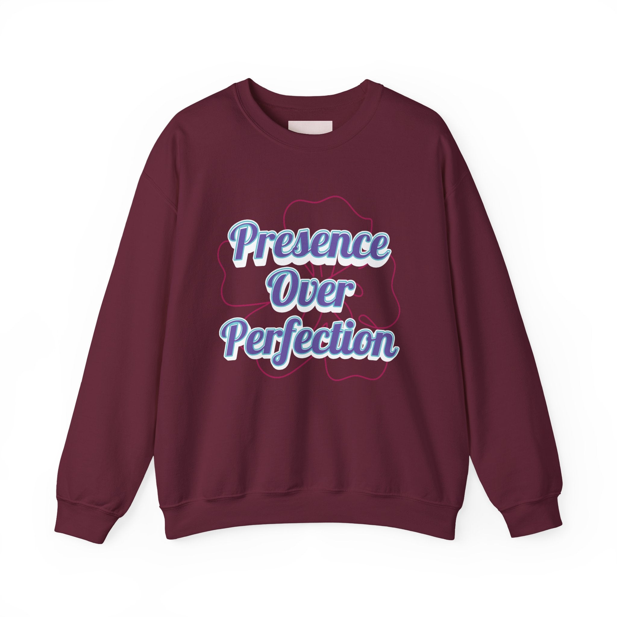 Presence Over Perfection Mother's Day Sweatshirt — Colourful Crewneck