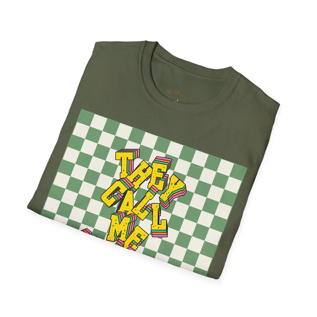 They Call Me Mummy 90s Checkered Mother's Day T-Shirt
