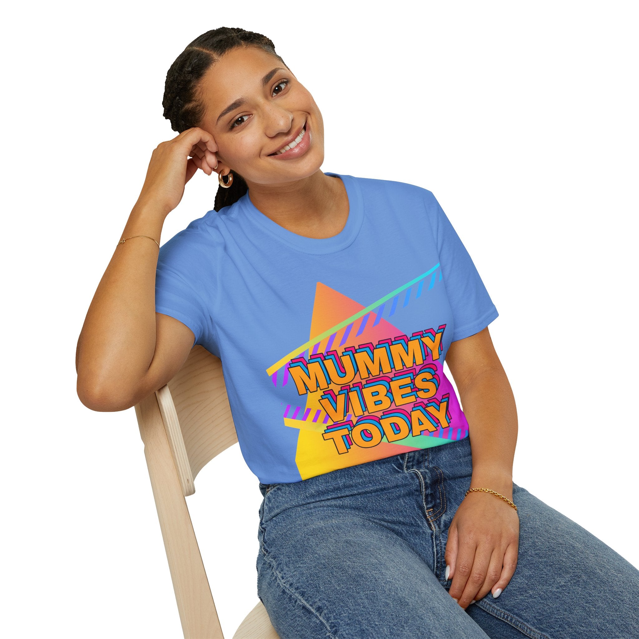 Mummy Vibes Today Retro Mother's Day T-Shirt
