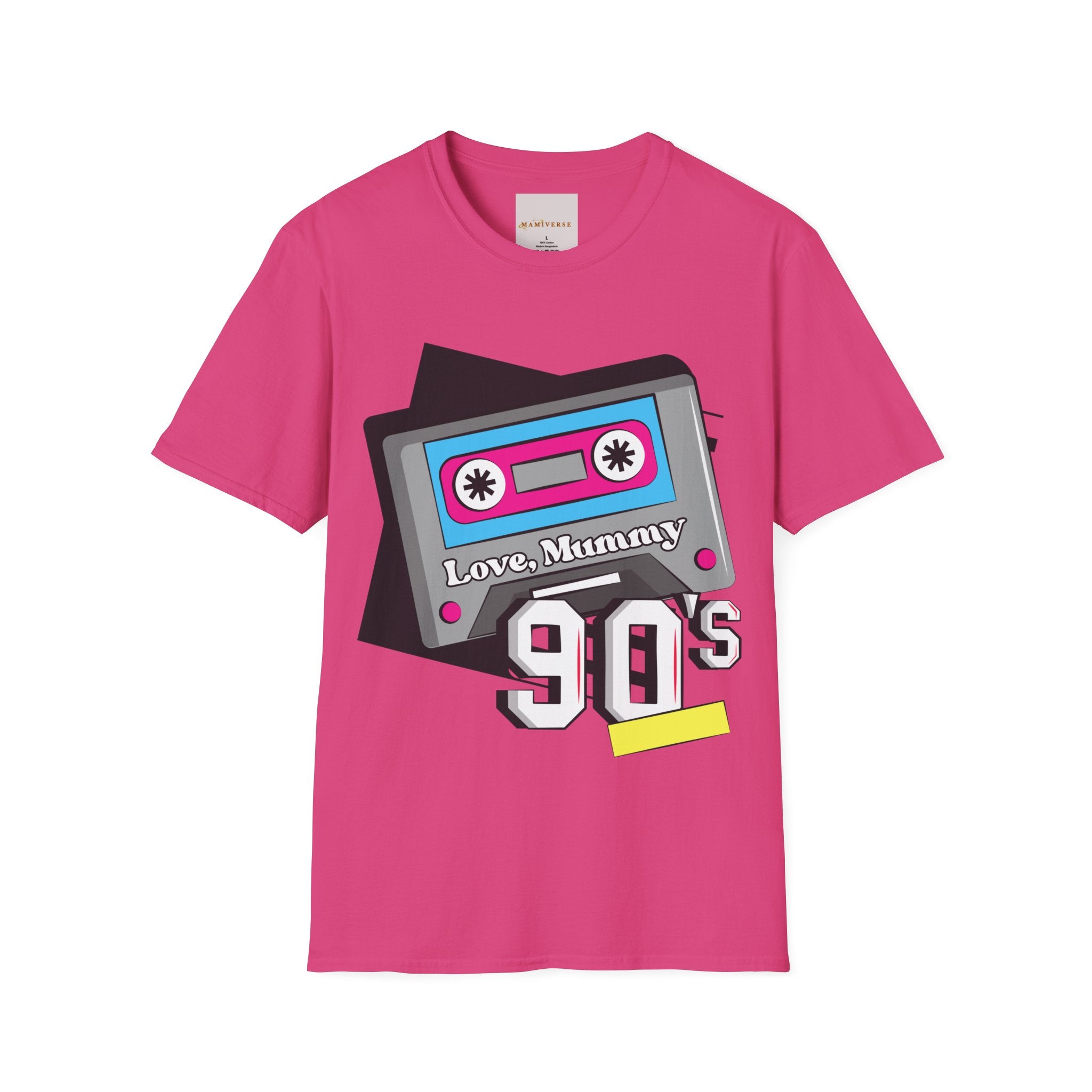 Love Mummy 90s Cassette Mother's Day T-Shirt