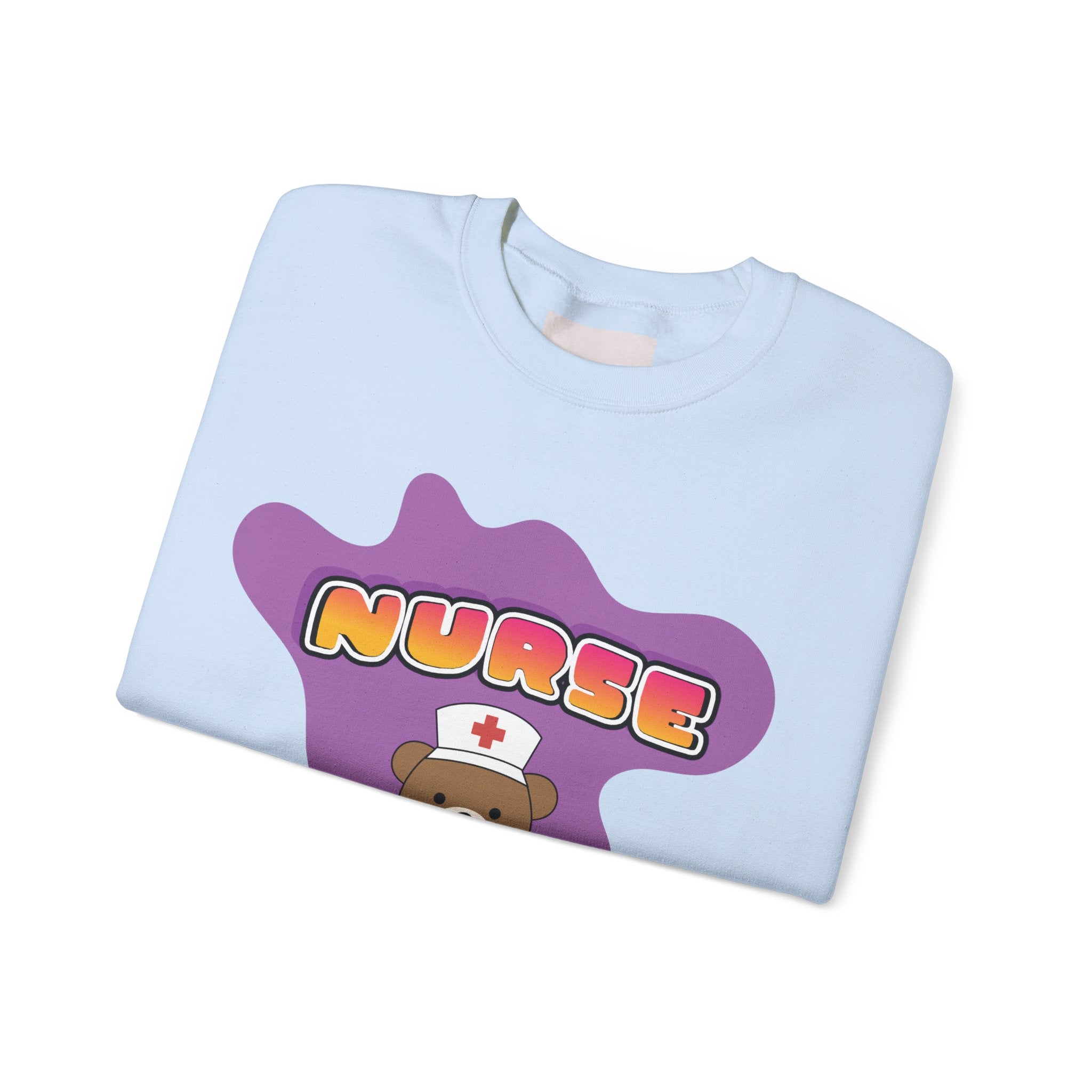 Nurse Mum Bear Crewneck Sweatshirt — Nurse Appreciation Gift