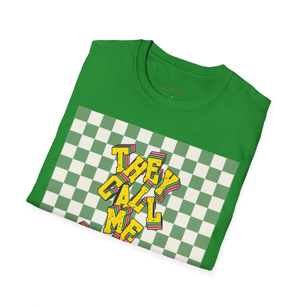 They Call Me Mummy 90s Checkered Mother's Day T-Shirt