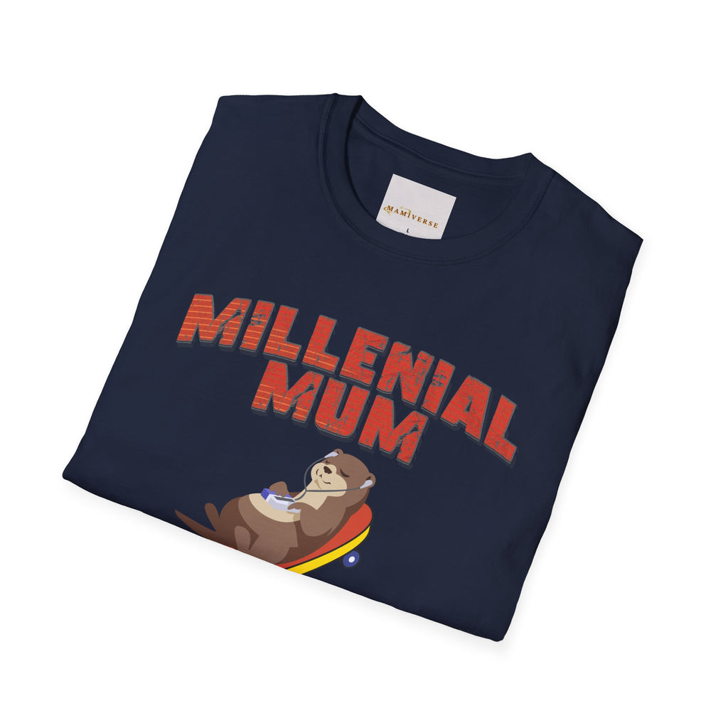 Millennial Mum 90s Music & Skateboard Animal Print T-Shirt — Nostalgic Mum Tee
