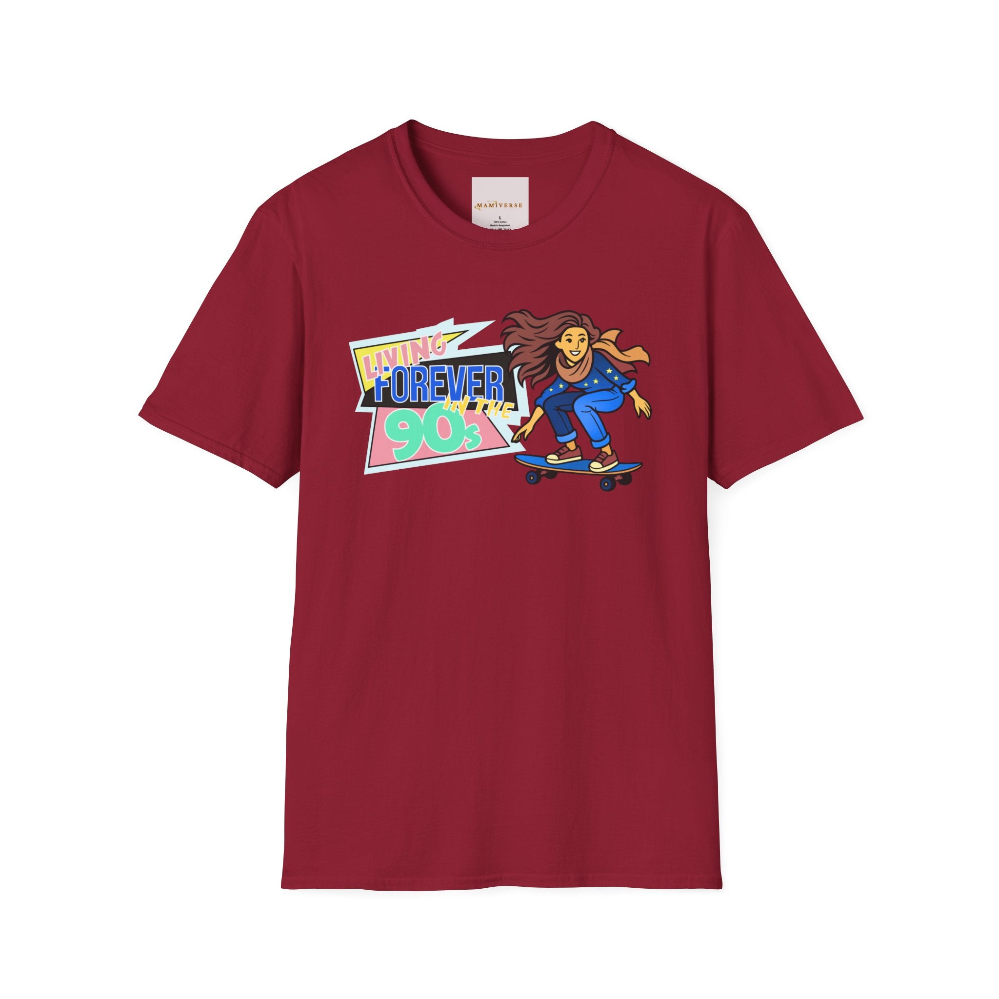 Forever 90s Skateboarder Mother's Day T-Shirt