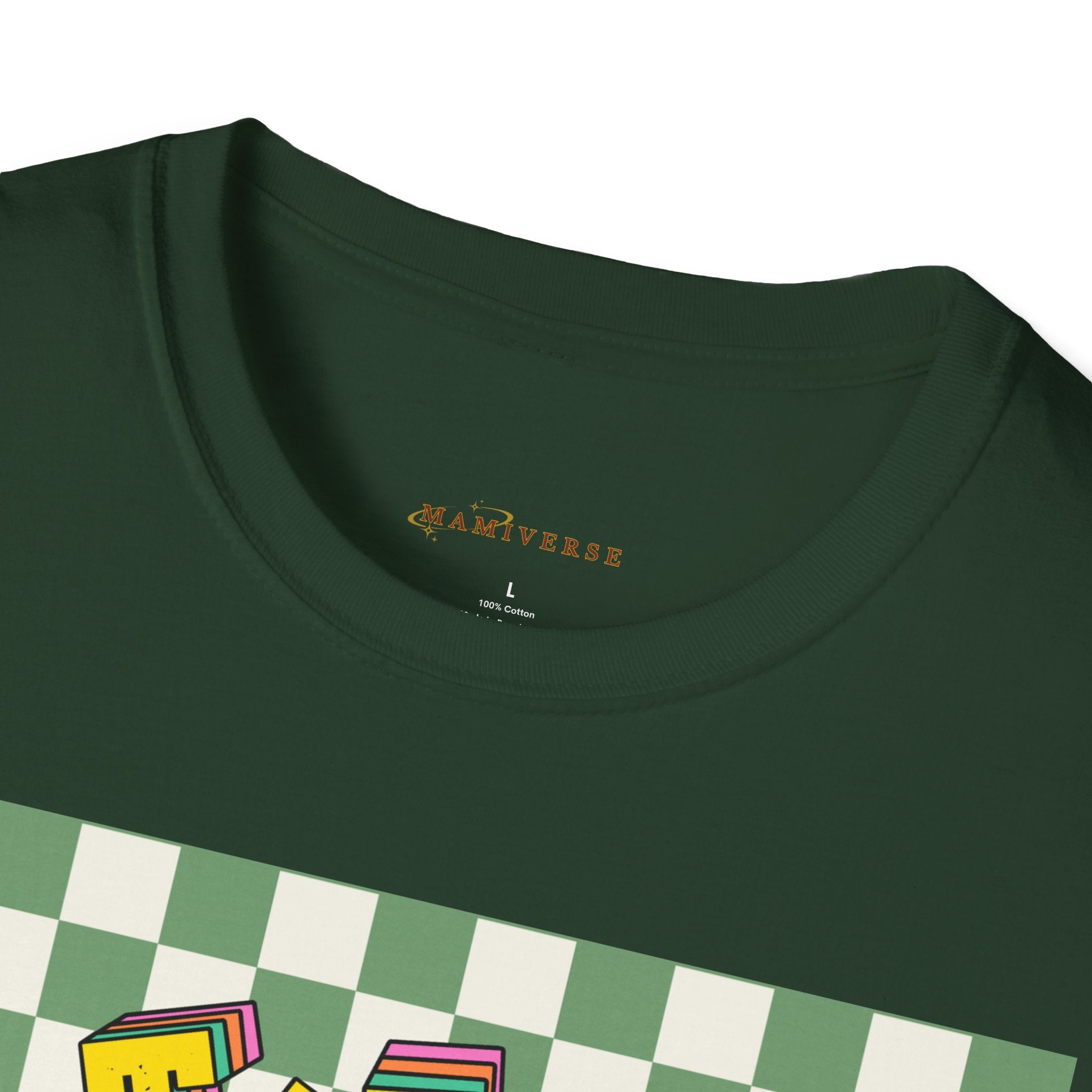 They Call Me Mummy 90s Checkered Mother's Day T-Shirt