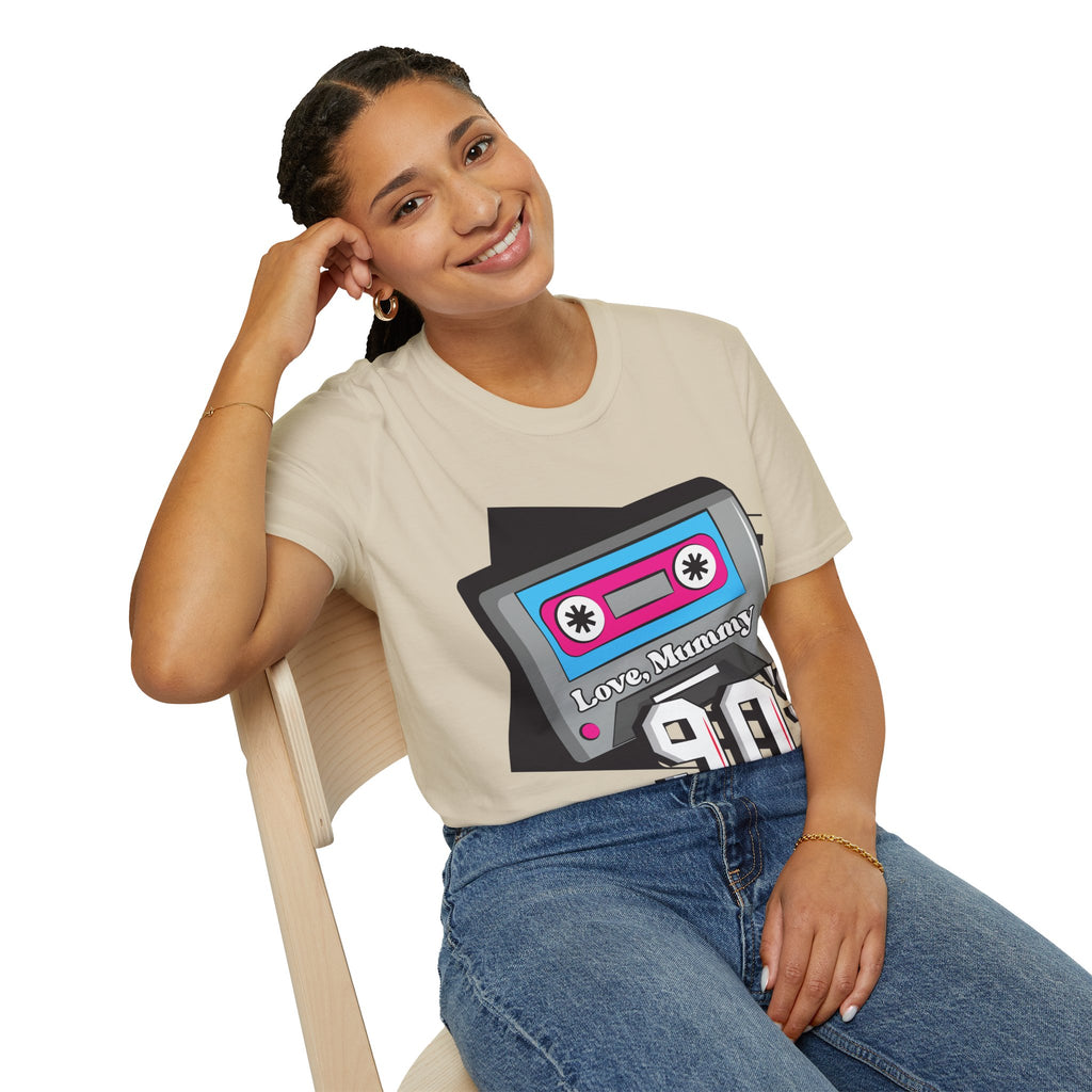Love Mummy 90s Cassette Mother's Day T-Shirt