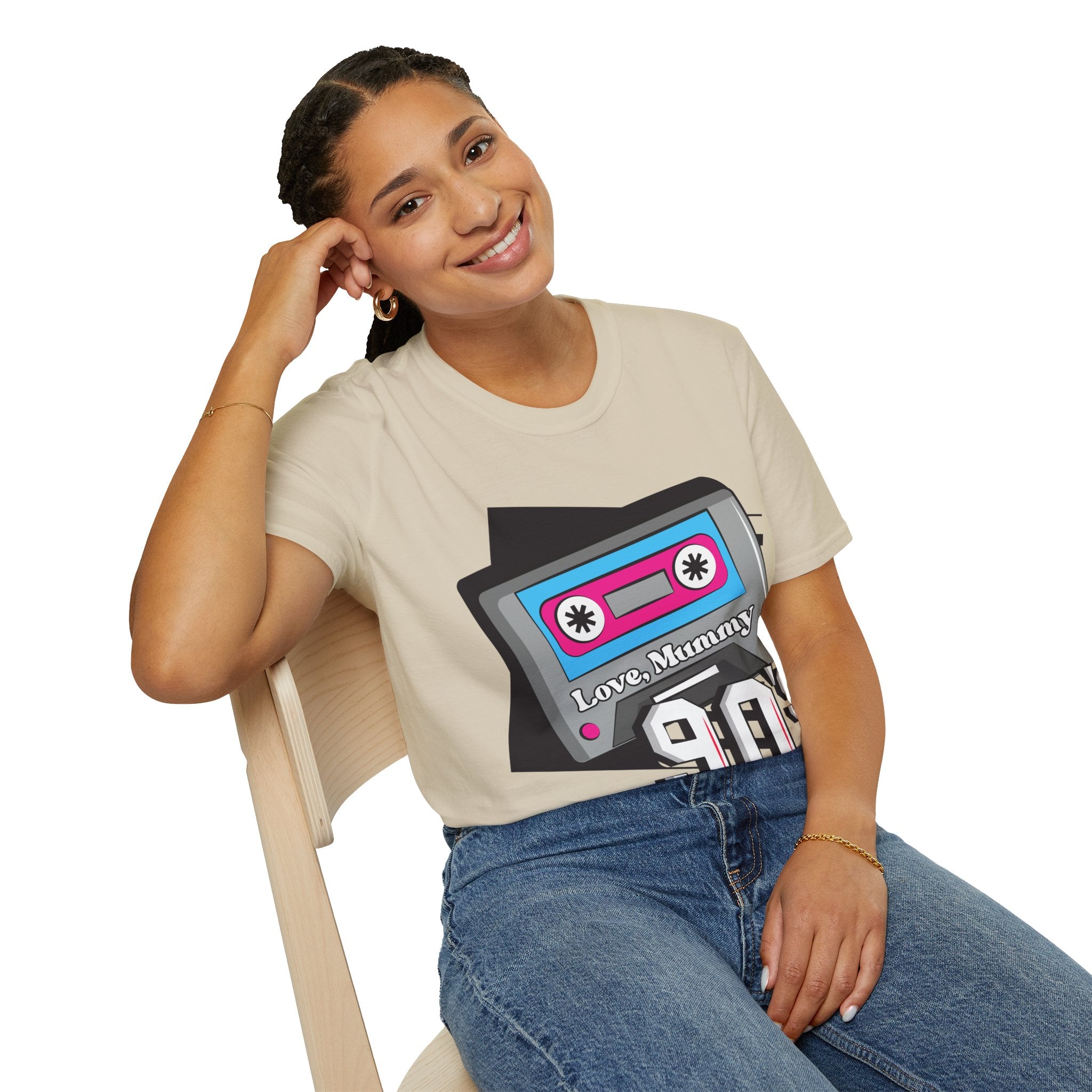 Love Mummy 90s Cassette Mother's Day T-Shirt