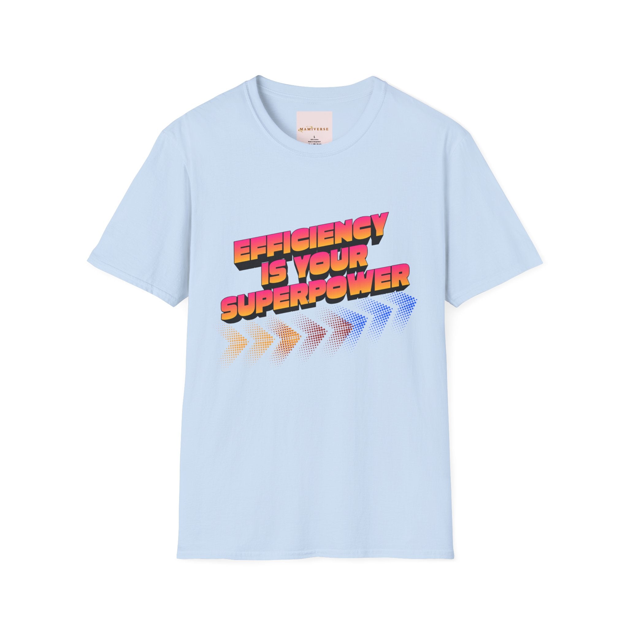 Efficiency Is Your Superpower Retro Motivational Appreciation Gift T-Shirt