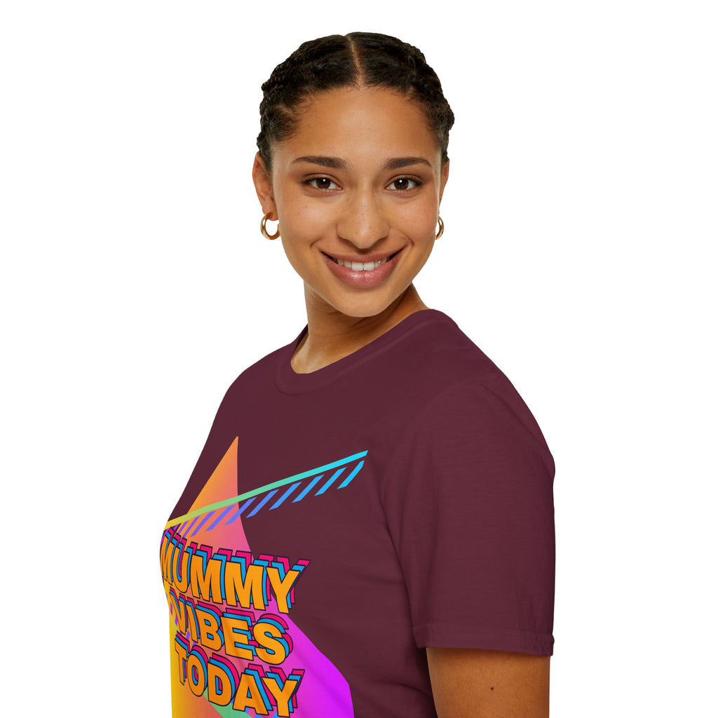 Mummy Vibes Today Retro Mother's Day T-Shirt
