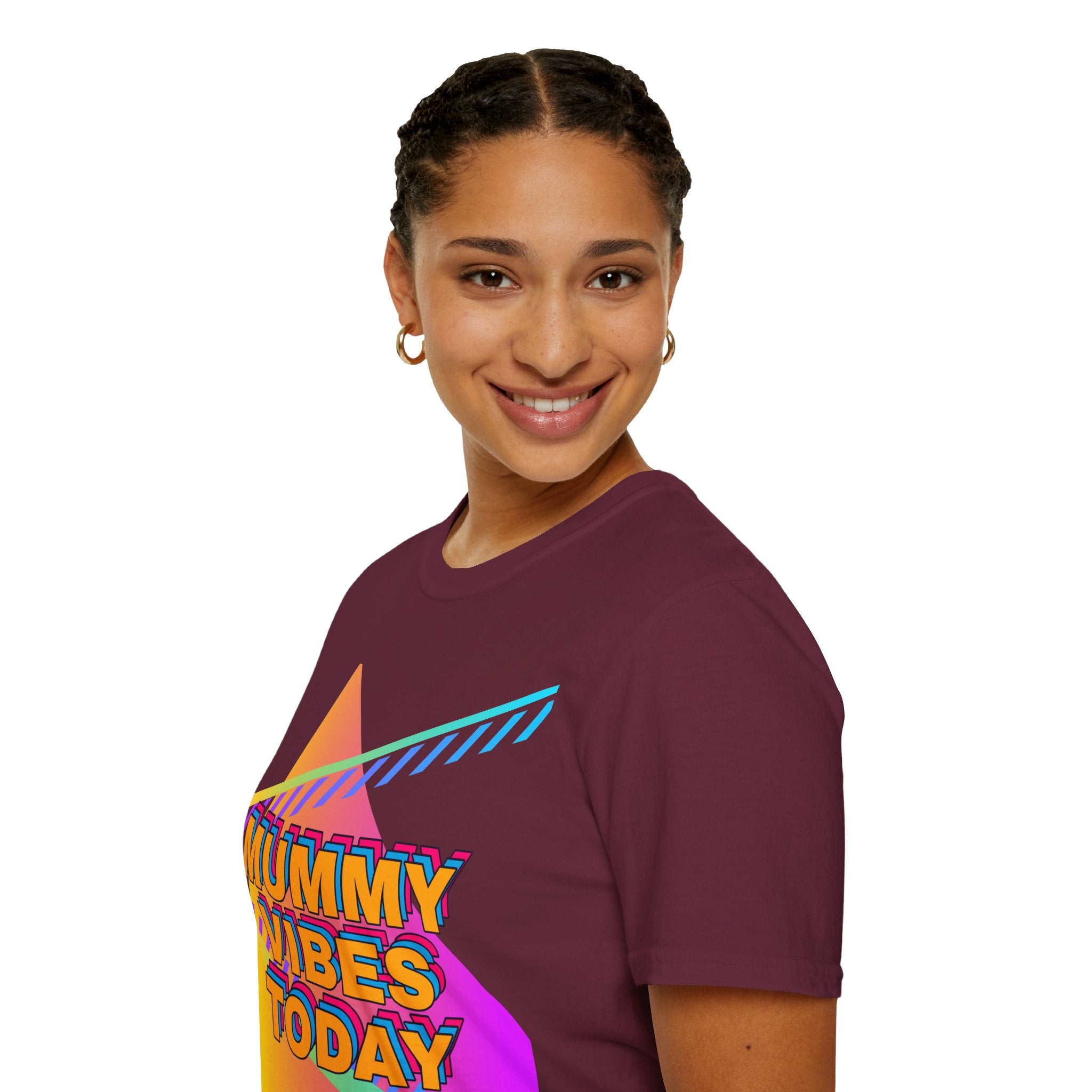 Mummy Vibes Today Retro Mother's Day T-Shirt