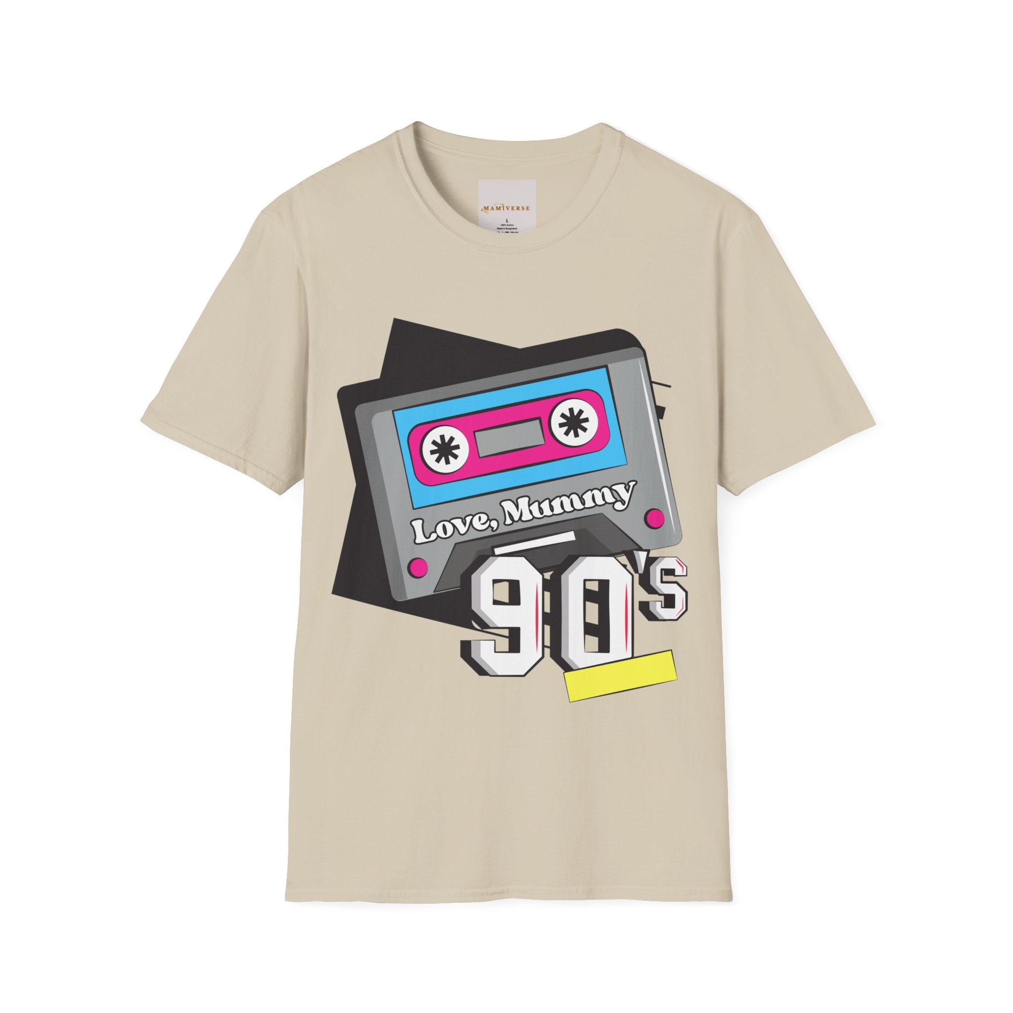 Love Mummy 90s Cassette Mother's Day T-Shirt