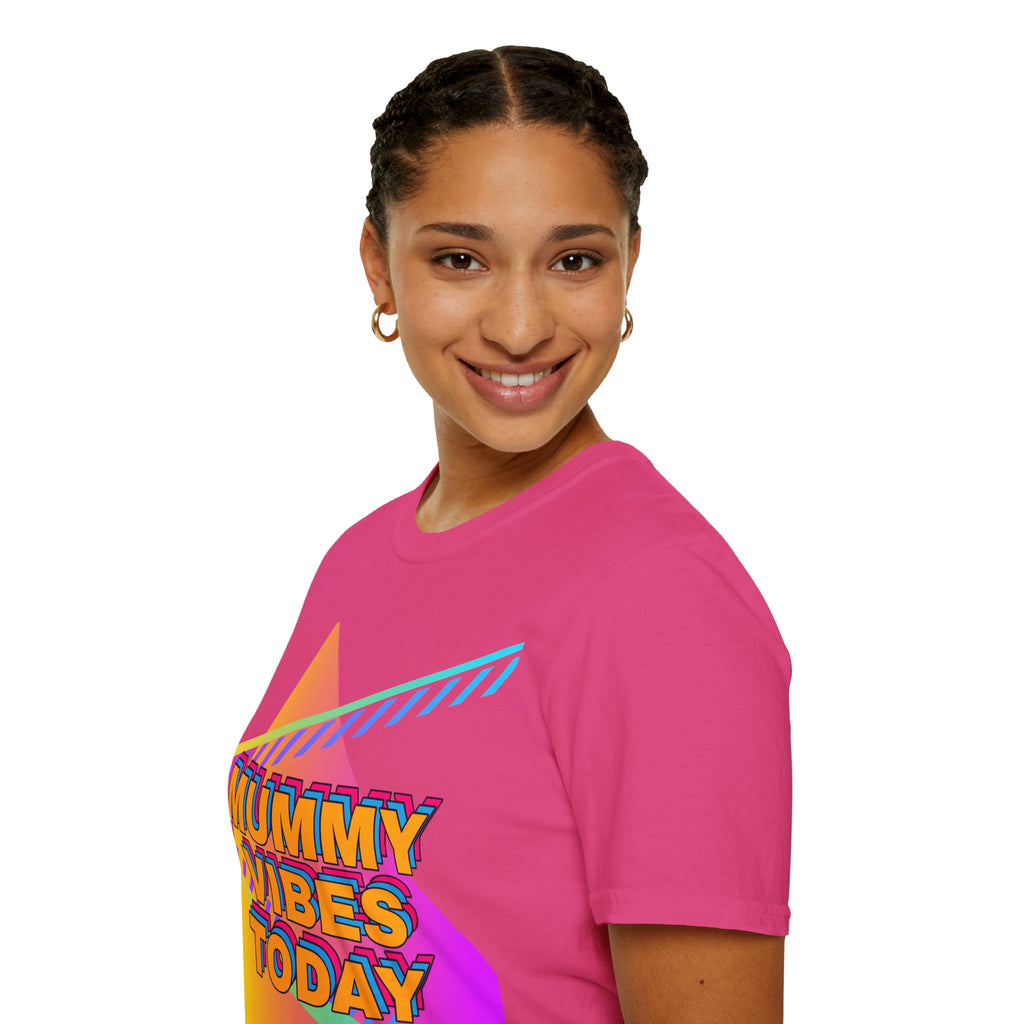 Mummy Vibes Today Retro Mother's Day T-Shirt