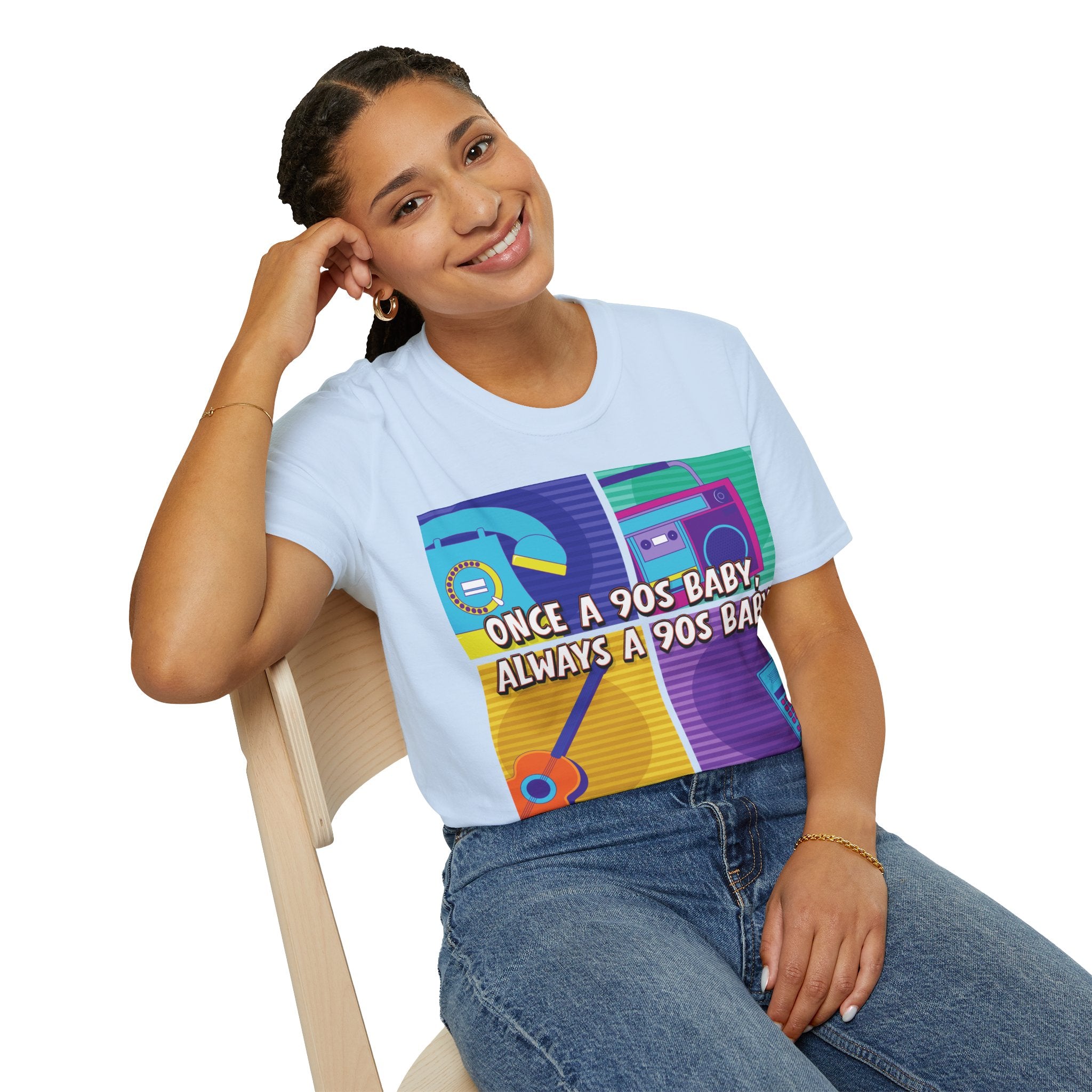 Once A 90s Baby Always A 90s Baby Mother's Day T-Shirt