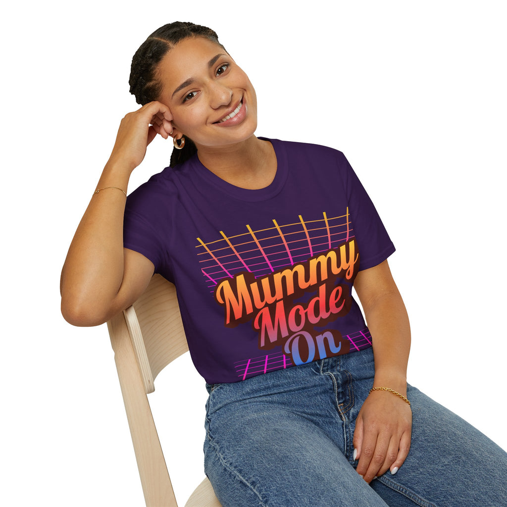 Mummy Mode On 90s Retro Mother's Day T-Shirt