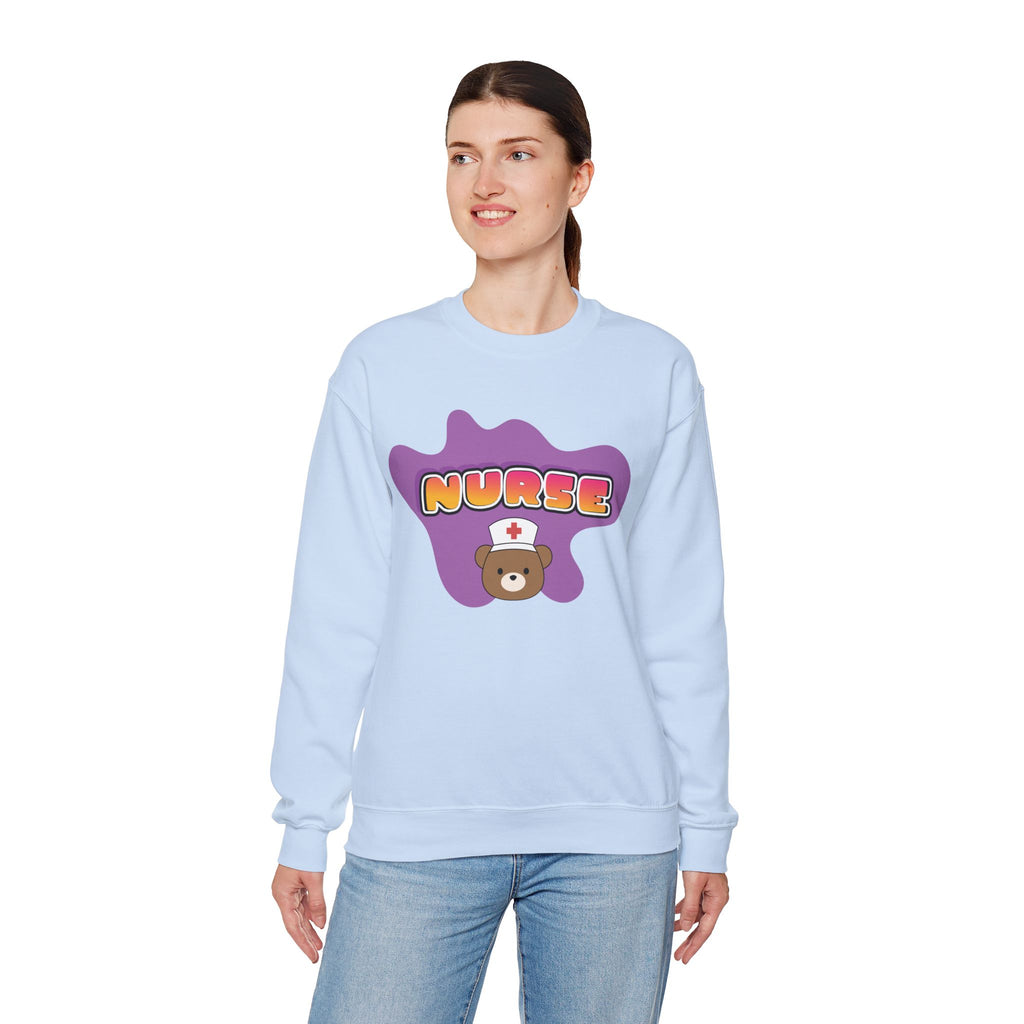 Nurse Mum Bear Crewneck Sweatshirt — Nurse Appreciation Gift