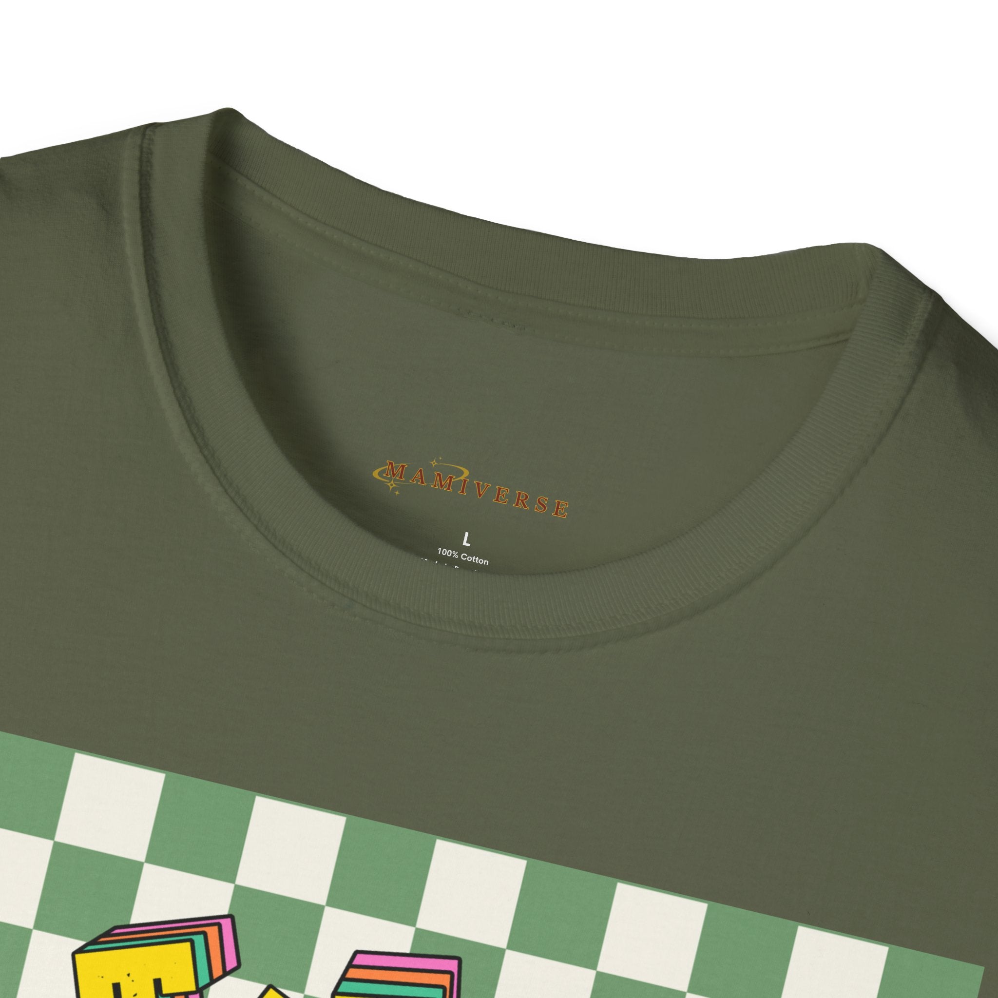 They Call Me Mummy 90s Checkered Mother's Day T-Shirt
