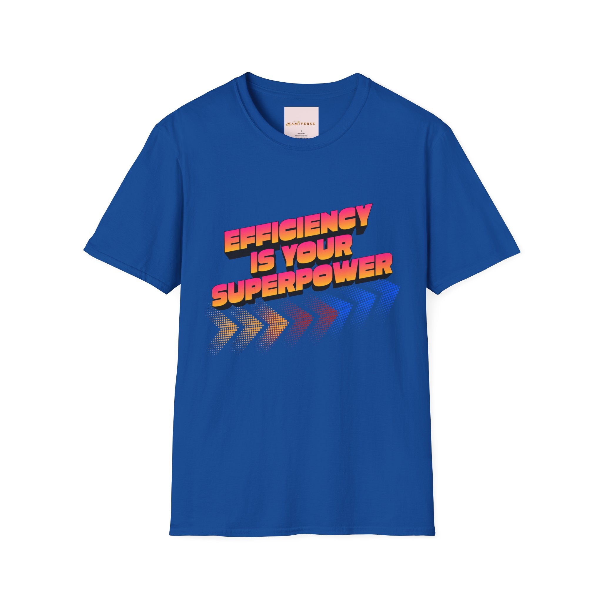 Efficiency Is Your Superpower Retro Motivational Appreciation Gift T-Shirt