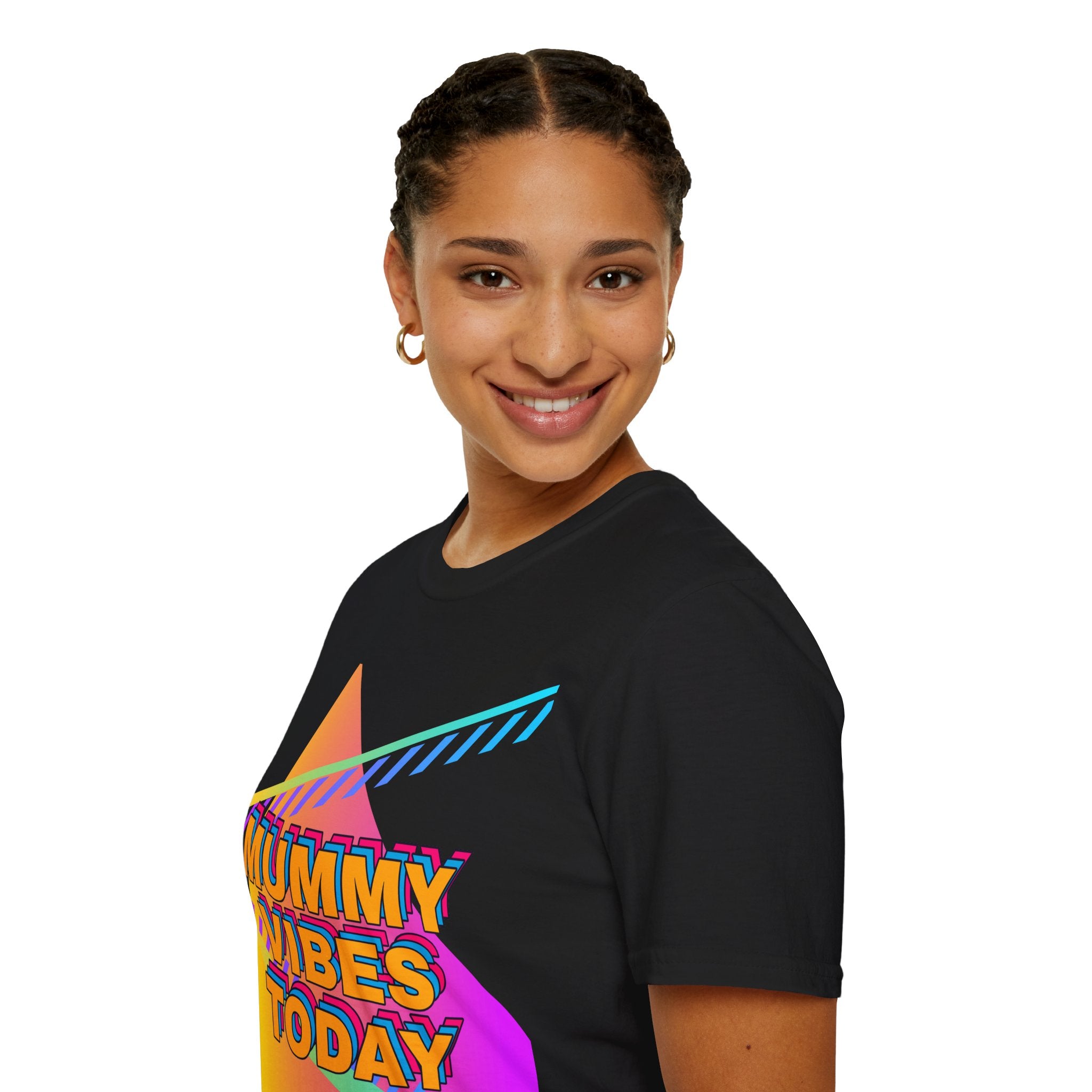 Mummy Vibes Today Retro Mother's Day T-Shirt