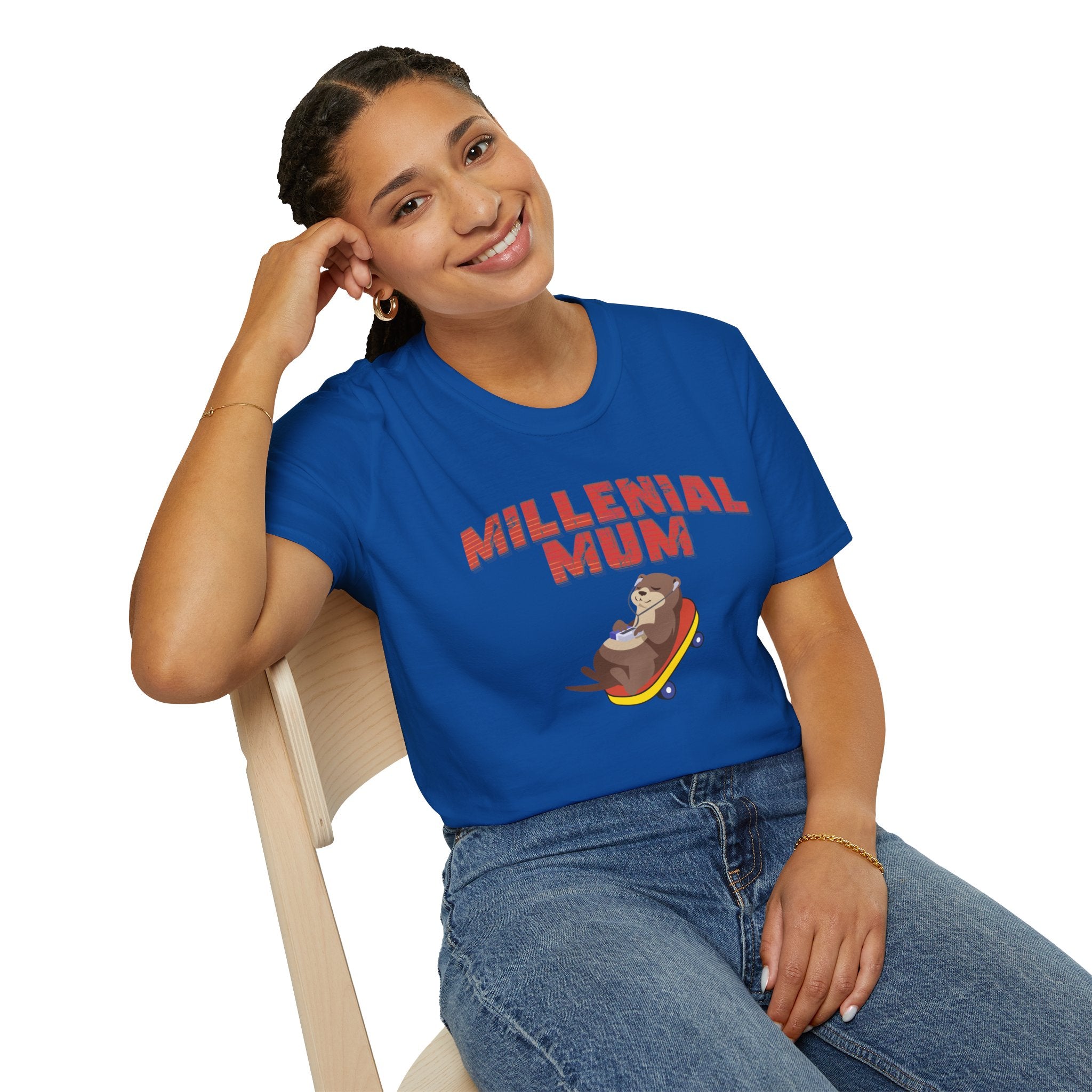 Millennial Mum 90s Music & Skateboard Animal Print T-Shirt — Nostalgic Mum Tee